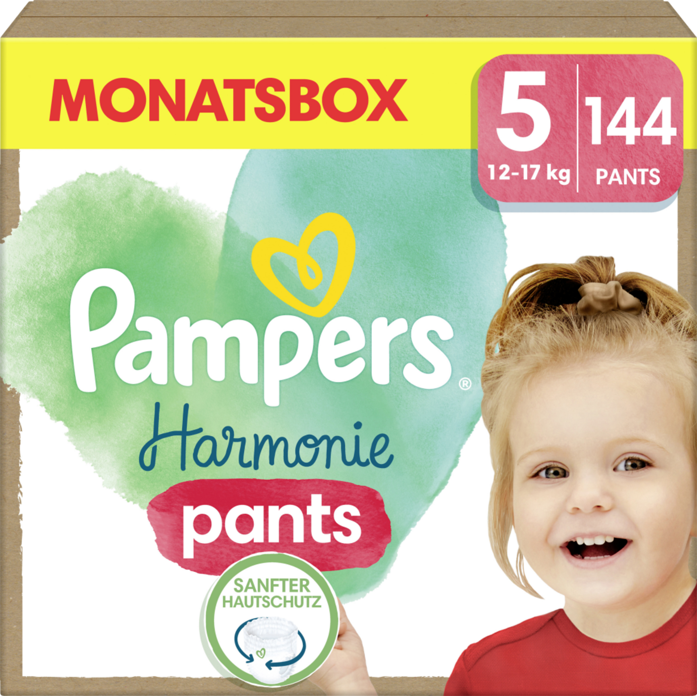 Pampers Harmonie Pants str. 5 (12-17 kg) månedsboks
