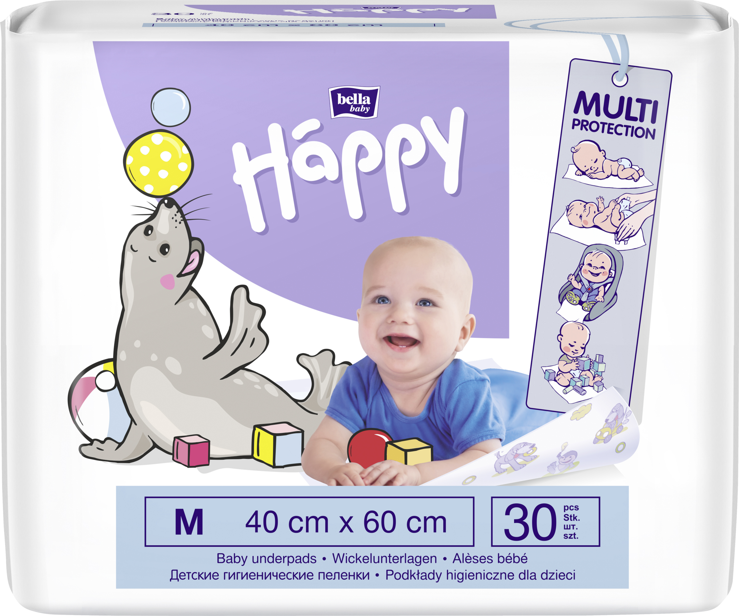 bella baby Happy Pusleunderlag str. M