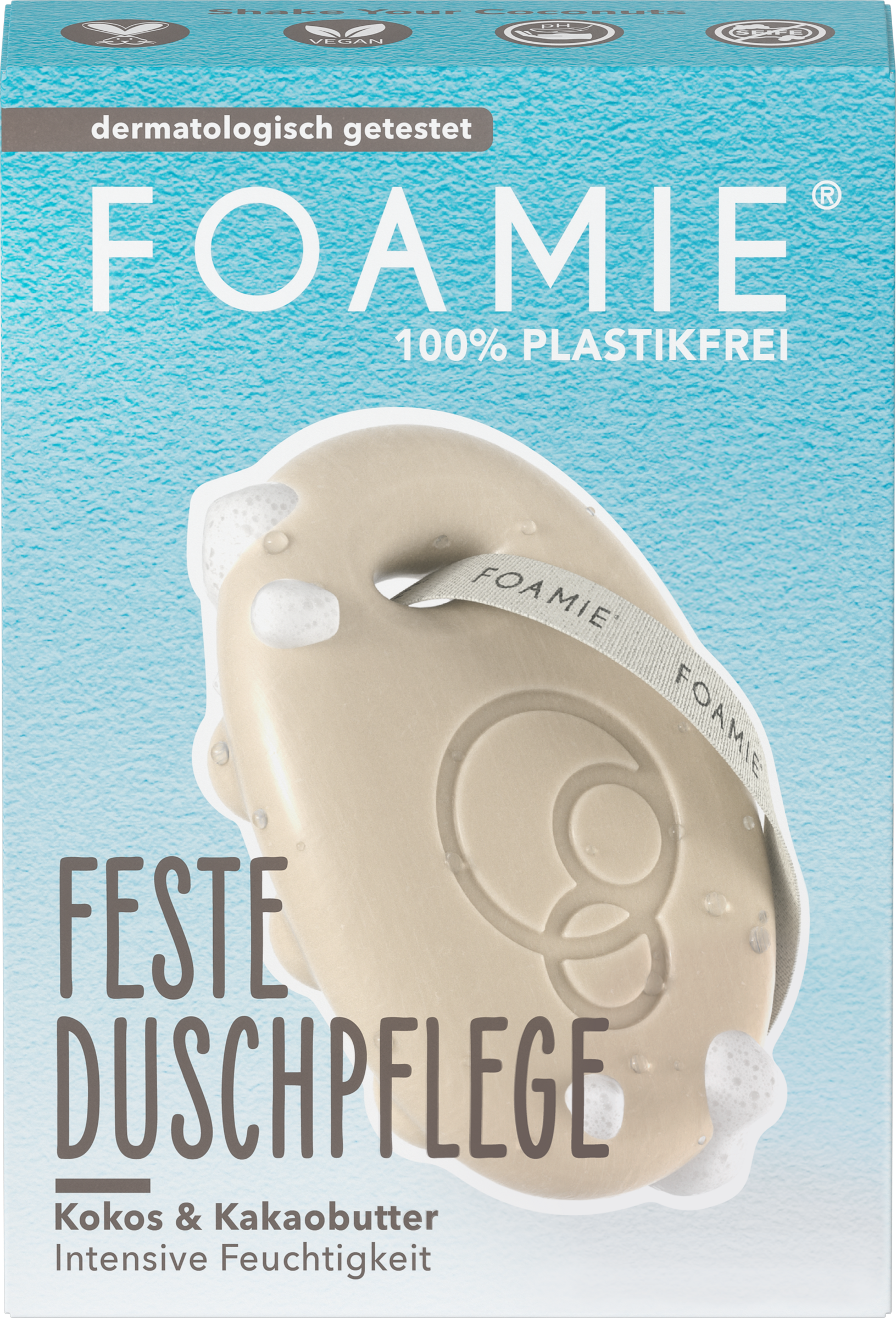 Foamie Fast brusepleje med kokos og kakaosmør