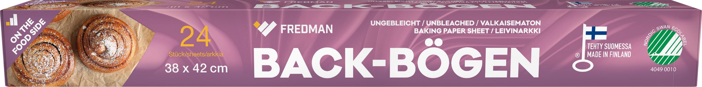 Fredman Bagepapir i ark