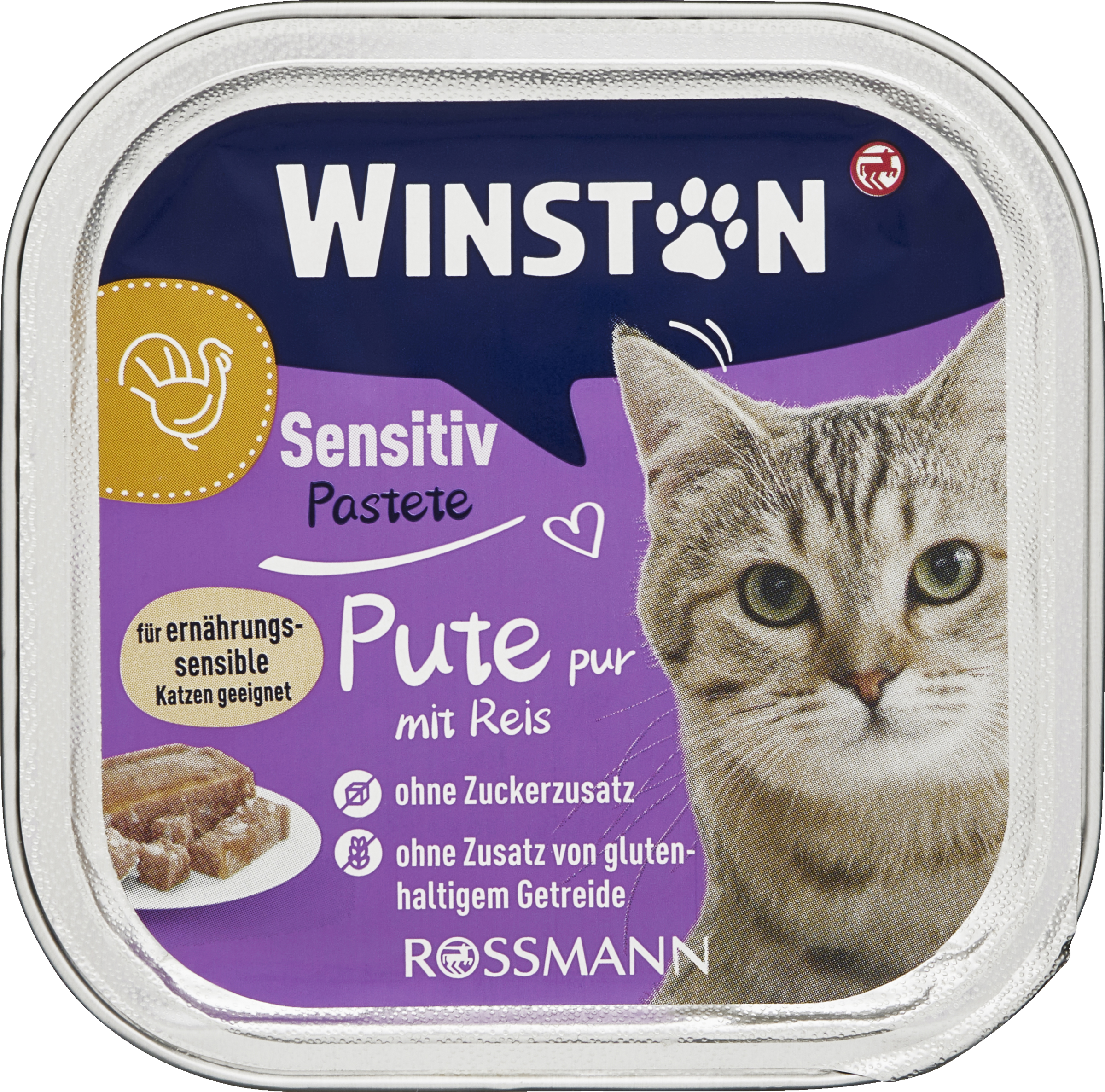 Winston Sensitiv-menu PUR med kalkun og ris