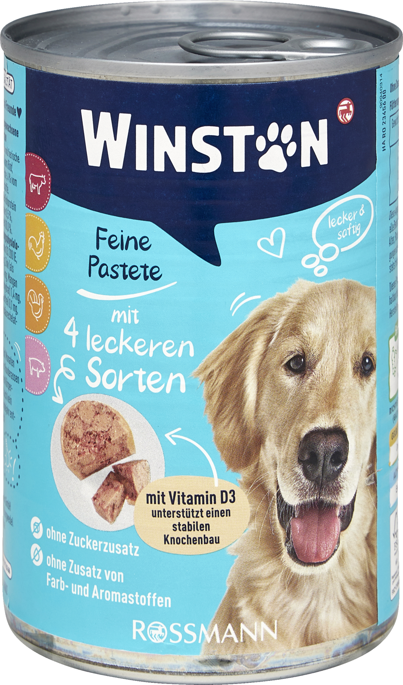 Winston Gourmet-ret med 4 lækre kødtyper