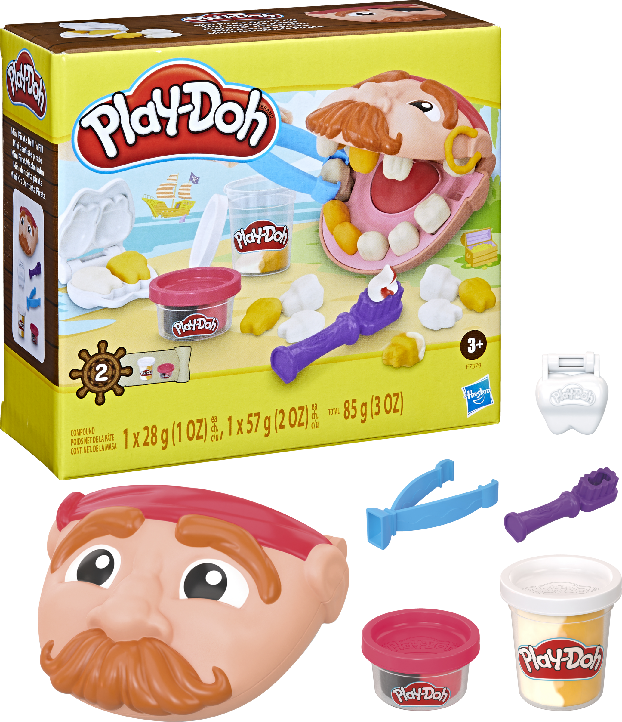 Hasbro Play-Doh Mini Pirat rokketand
