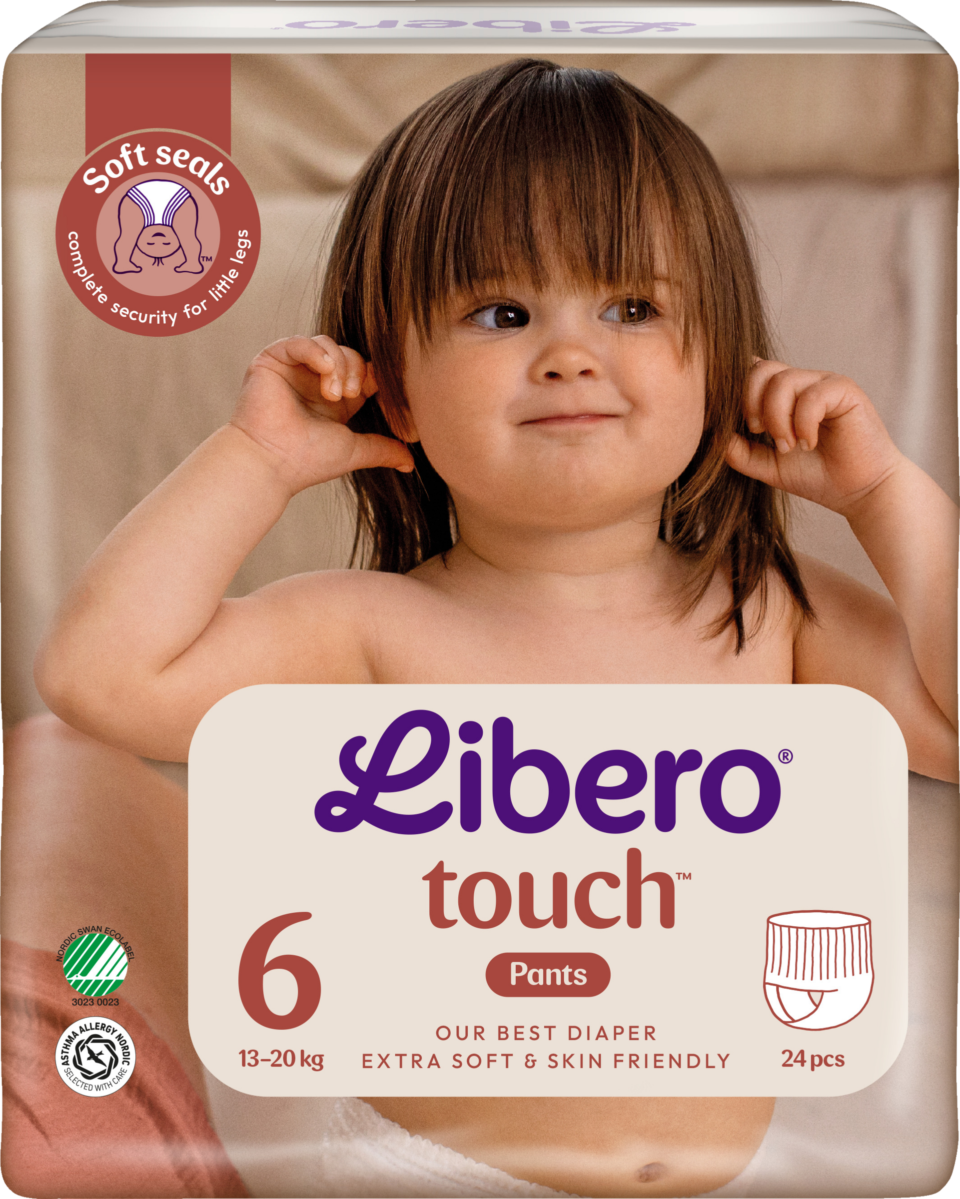 Libero Touch  bukseble str. 6, 24 stk., 13-20 kg