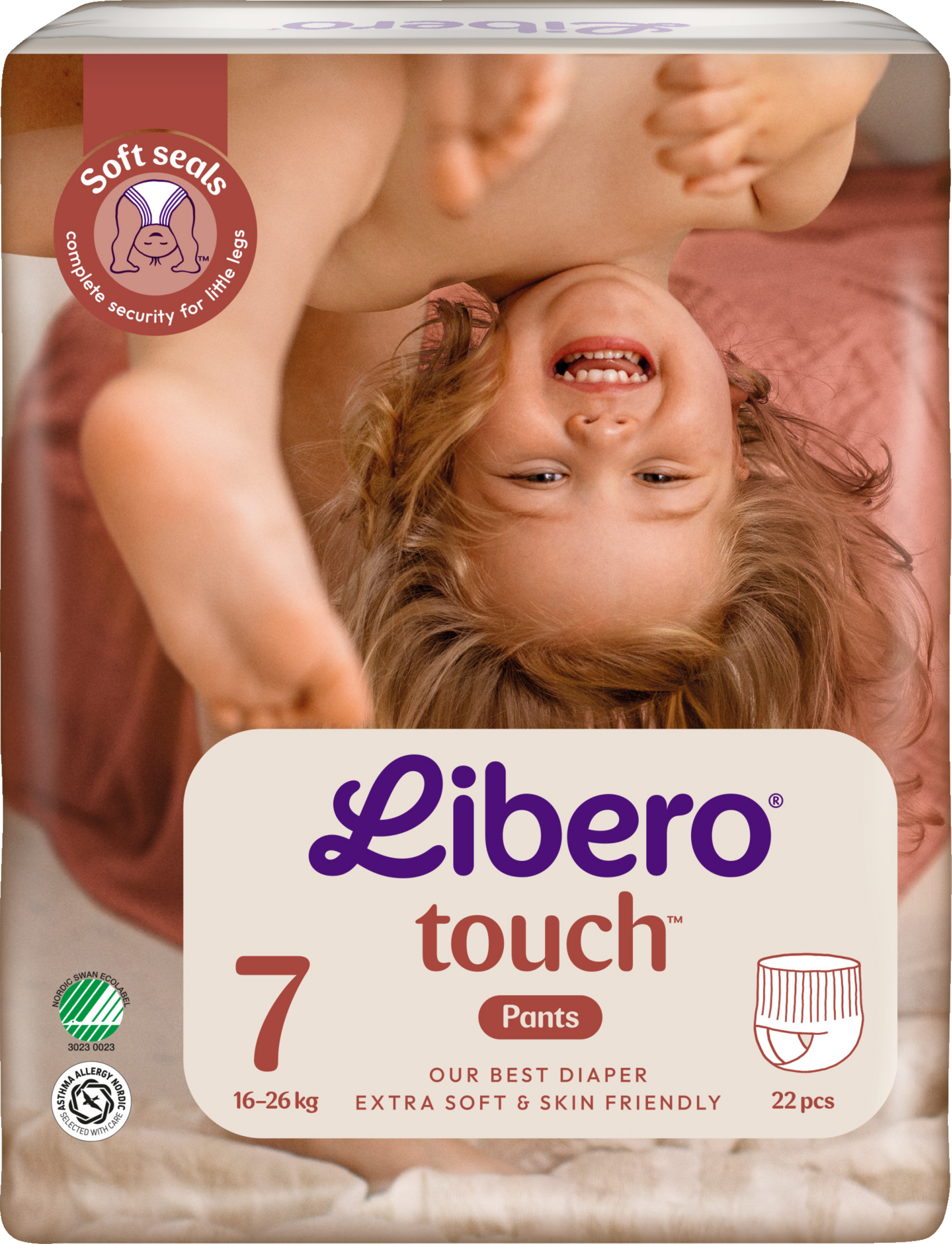 Libero Touch  bukseble str. 7, 22 stk., 16-26 kg