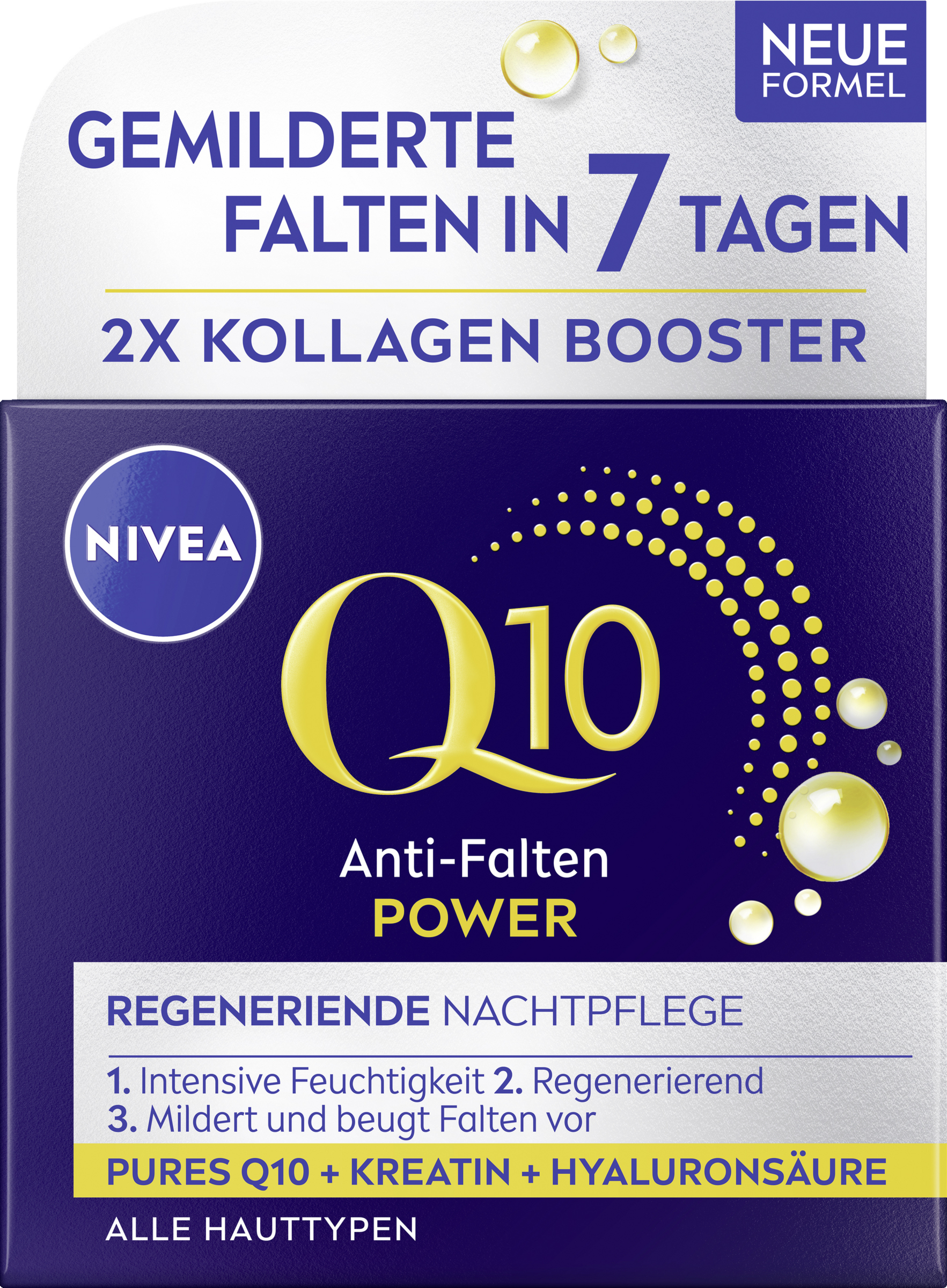 NIVEA Q10 Power anti-rynke regenererende natcreme