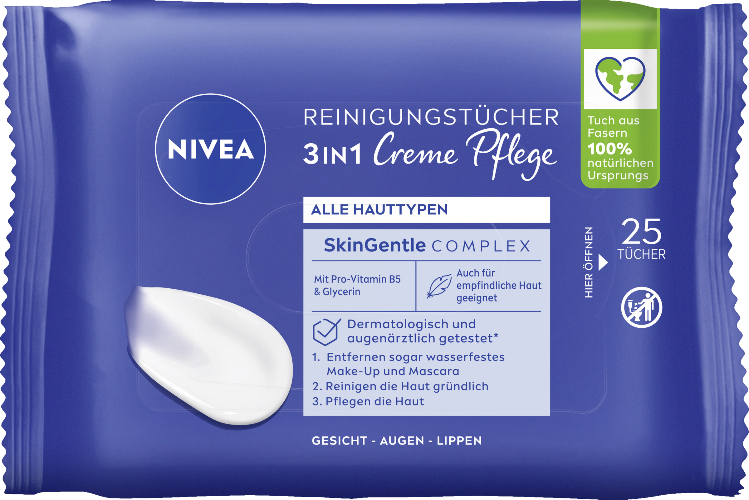 NIVEA 3-I-1 cremepleje renseservietter