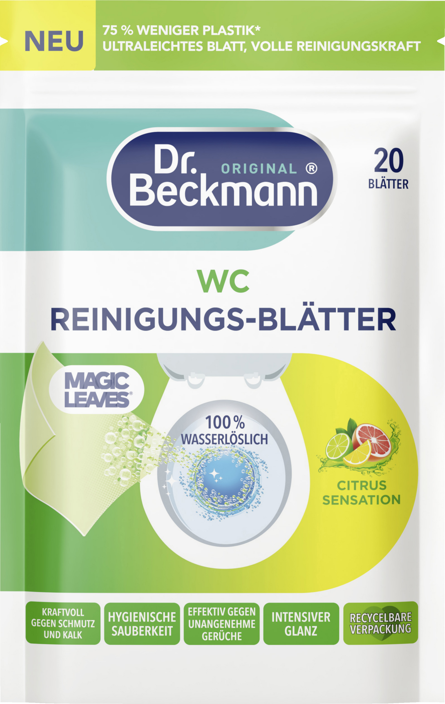 Dr. Beckmann Citrus Sensation WC-rengøringsservietter