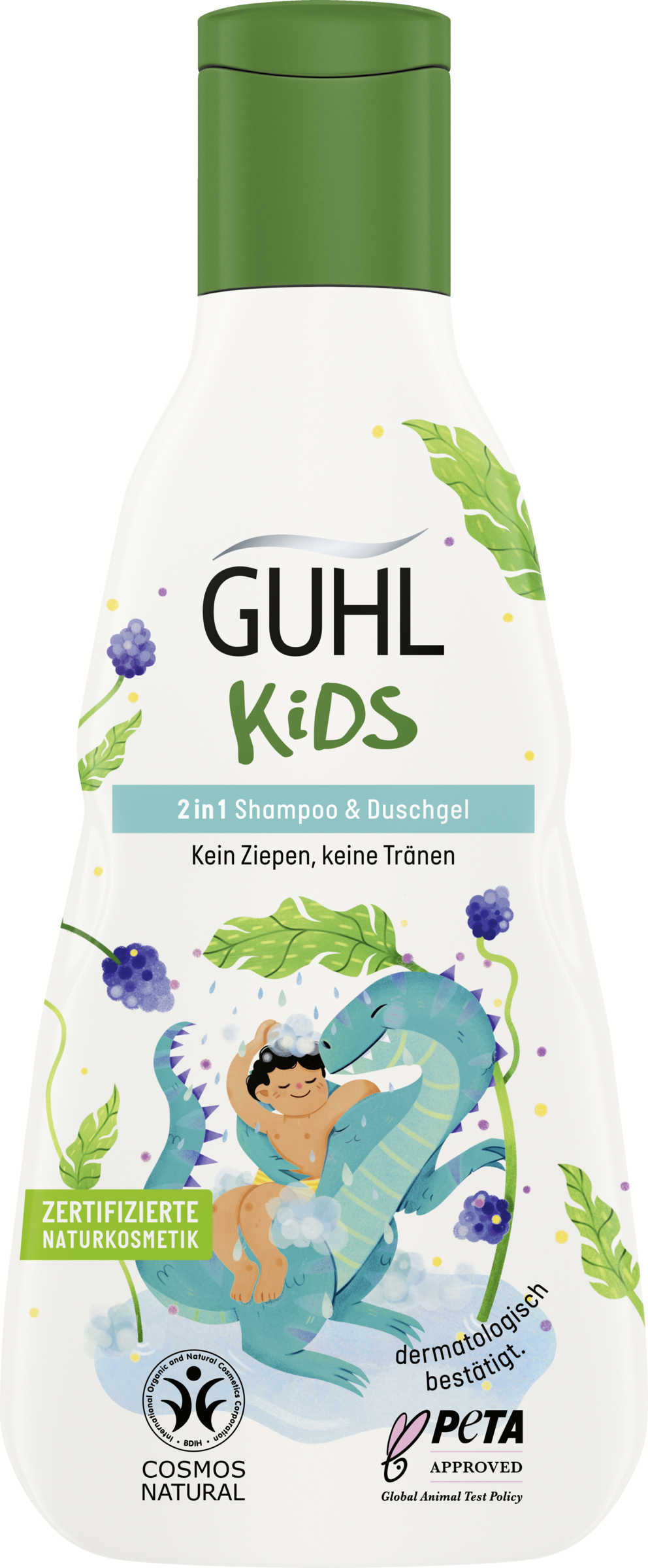 Guhl Kids 2in1 Shampoo og vaskegel med brombærekstrakt