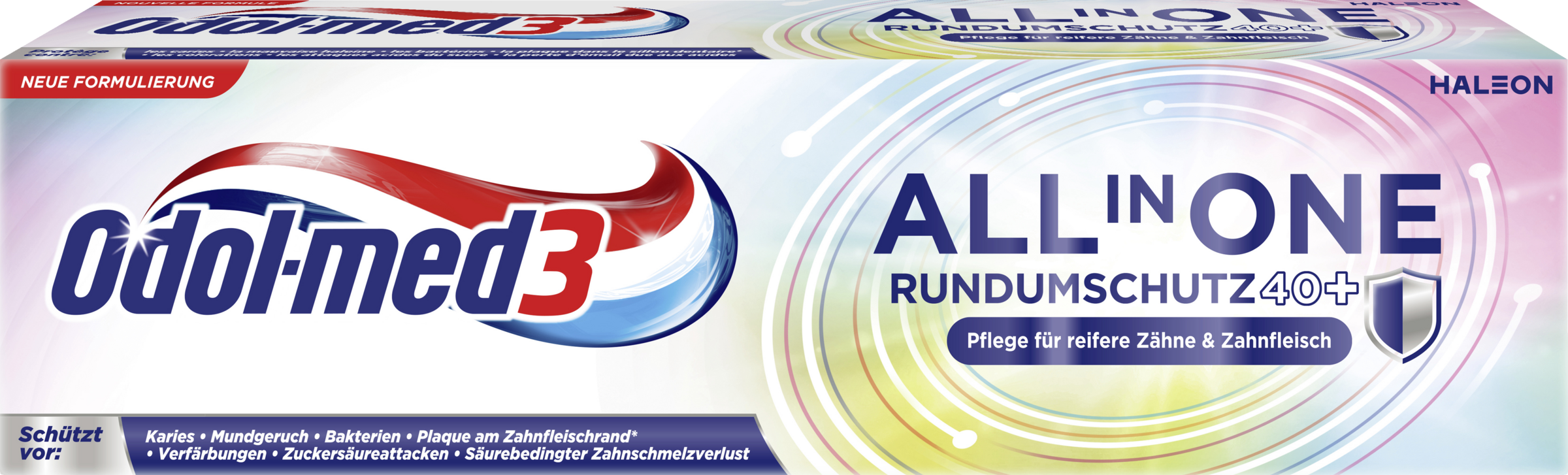 Odol med3 All-in-one allround-beskyttelse tandpasta til 40 plus