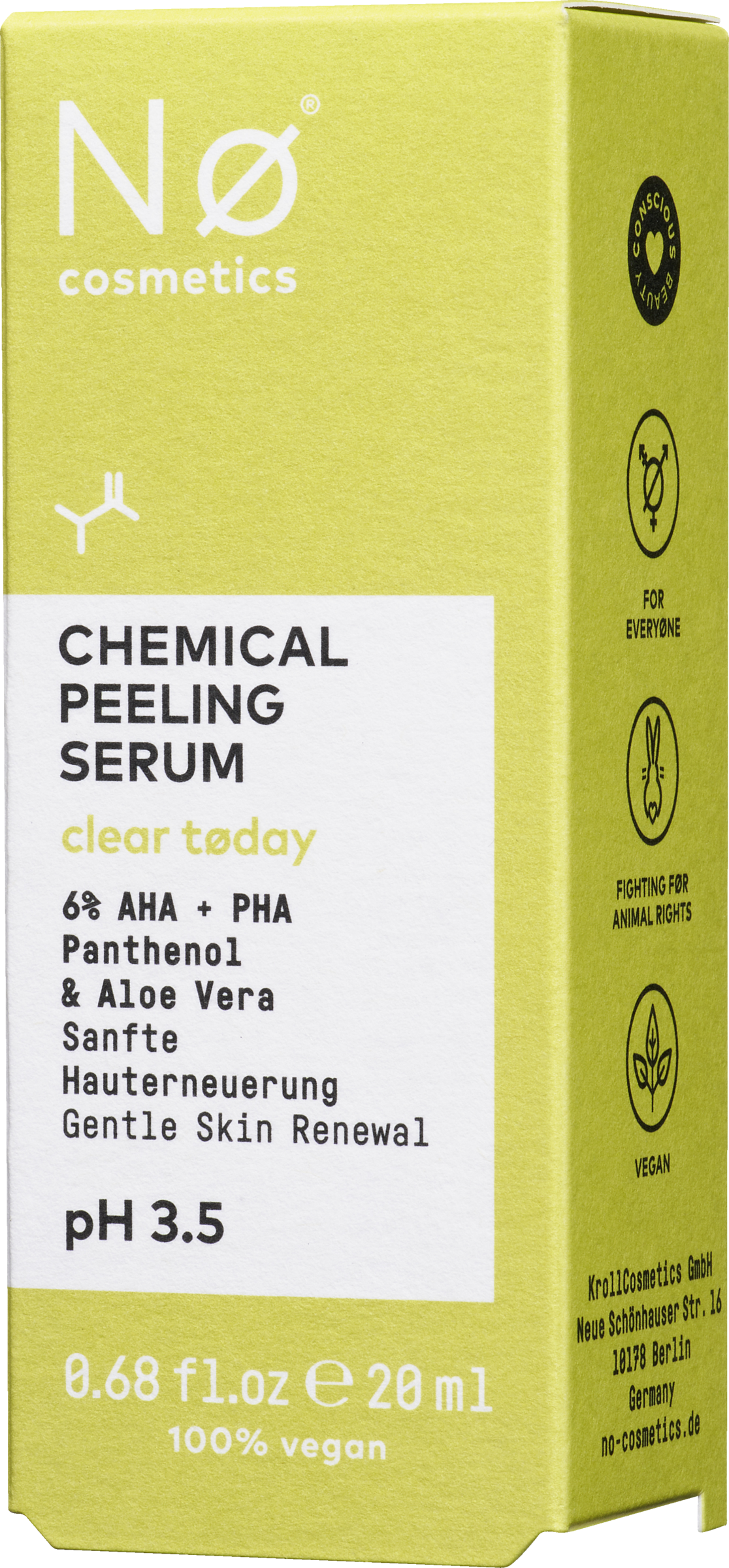 Nø clear today AHA/PHA Chemical Peeling Serum