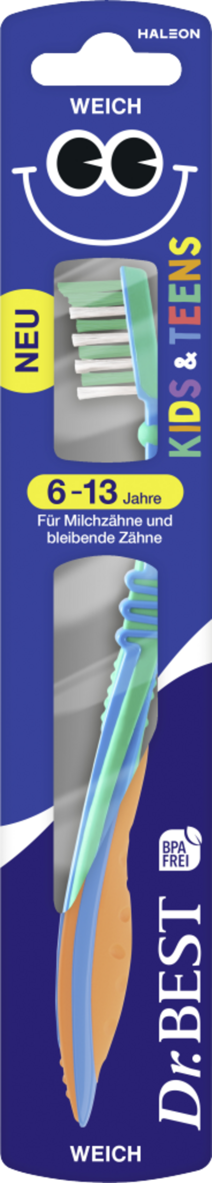 Dr.BEST Kids & Teens blød tandbørste