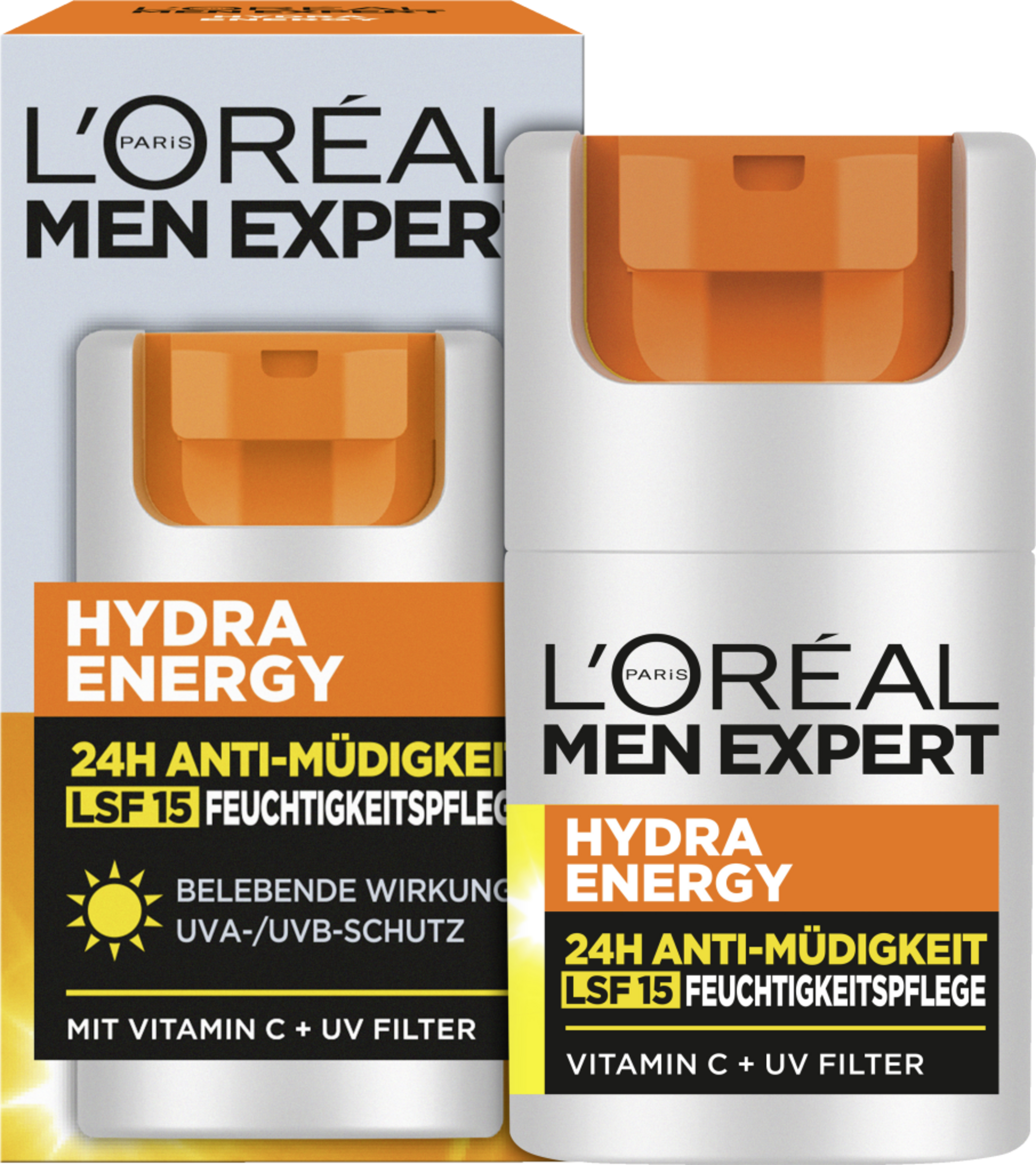 L’Oréal Paris men expert Hydra Energy 24h fugtighedspleje SPF 15