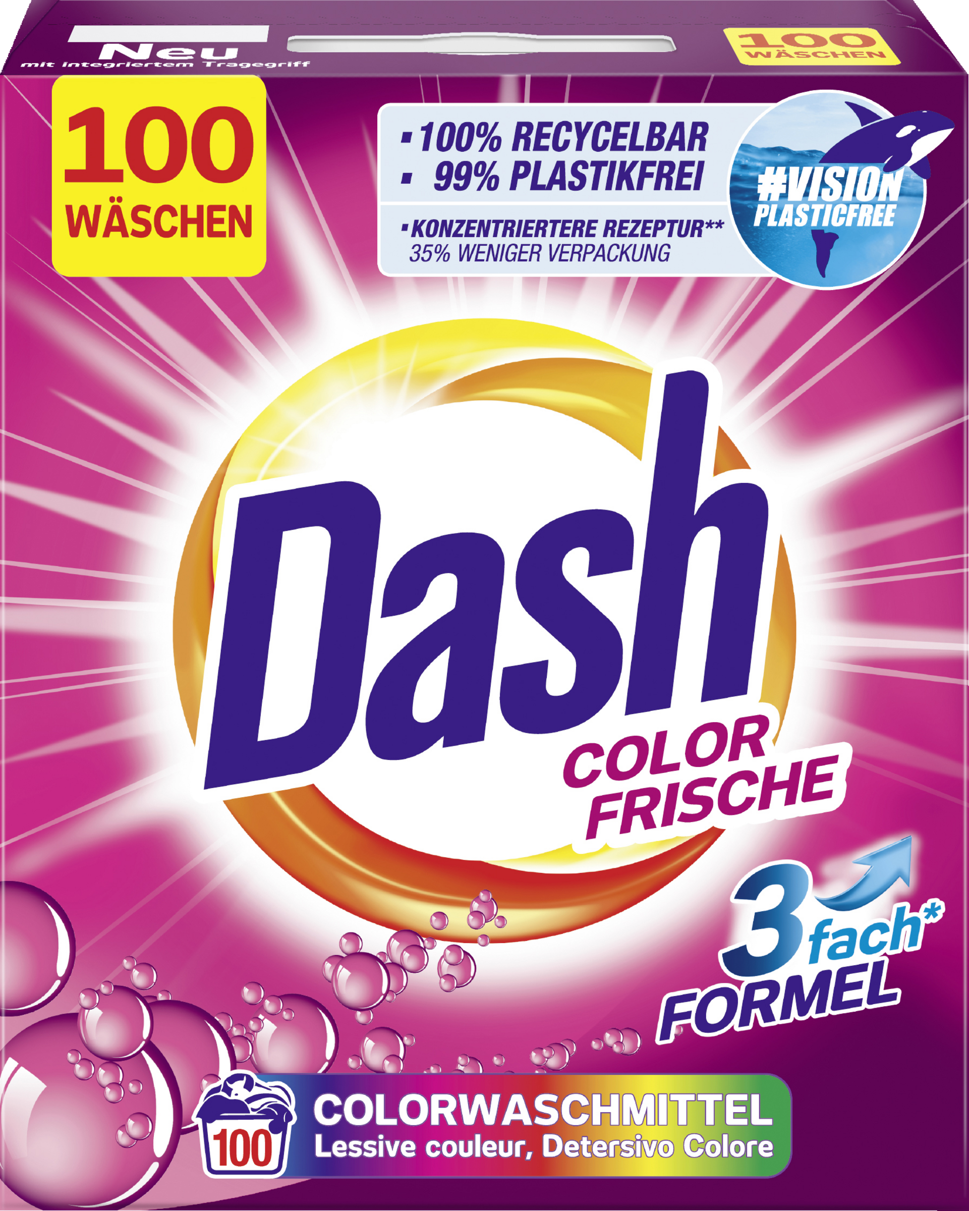 Dash Color Frische vaskemidler til kulørt 100 vaske