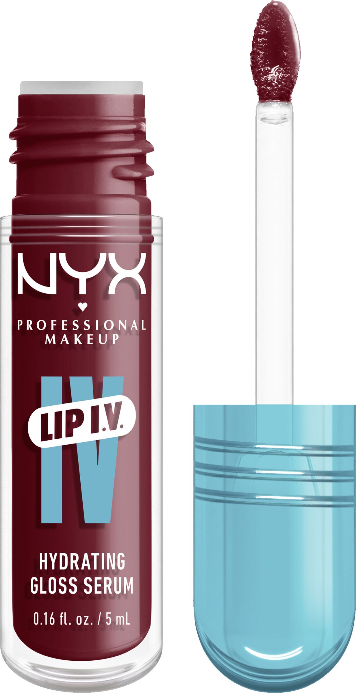 NYX Professional MakeUp Lip IV Hydrating Gloss Serum Drippin' in Rose