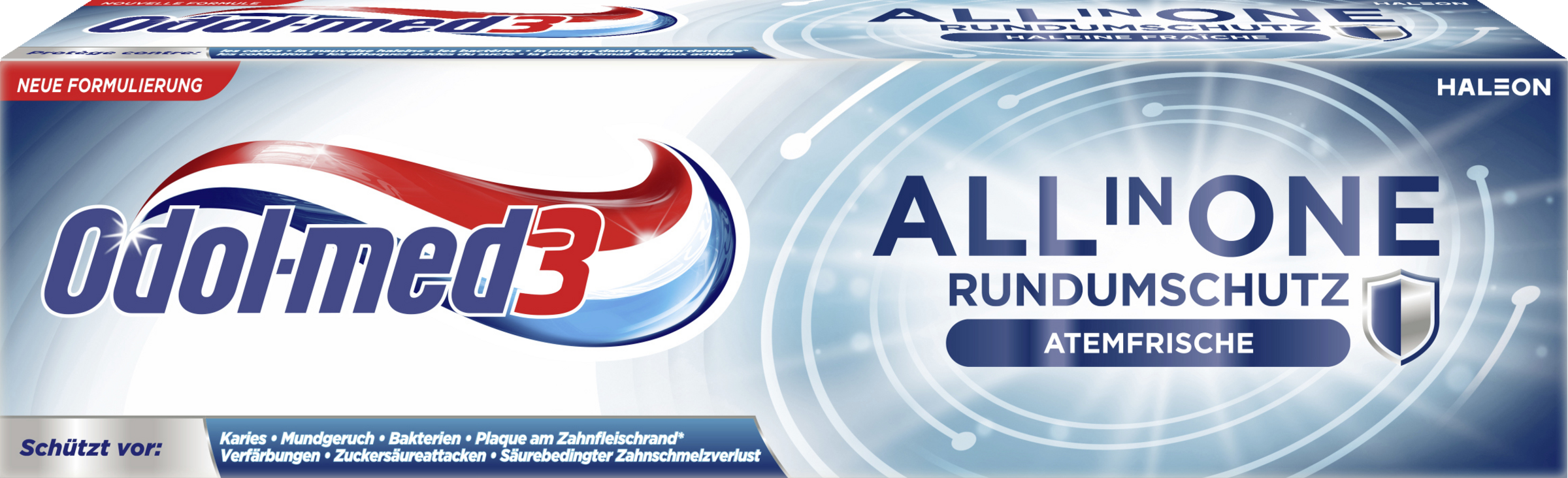 Odol med3 All-in-one allround-beskyttelse tandpasta for frisk ånde