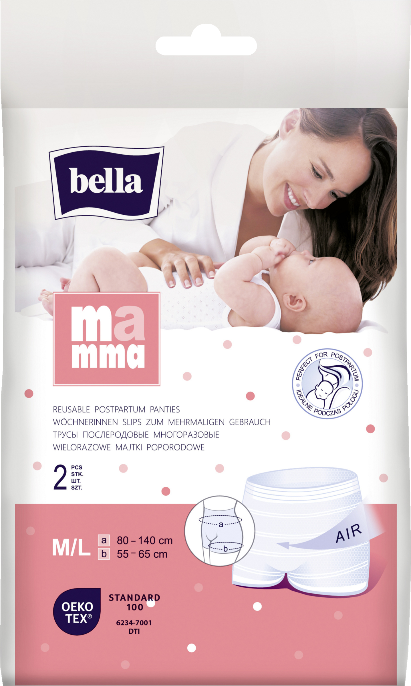Bella Mamma Hospitalstrusser Slip M/L