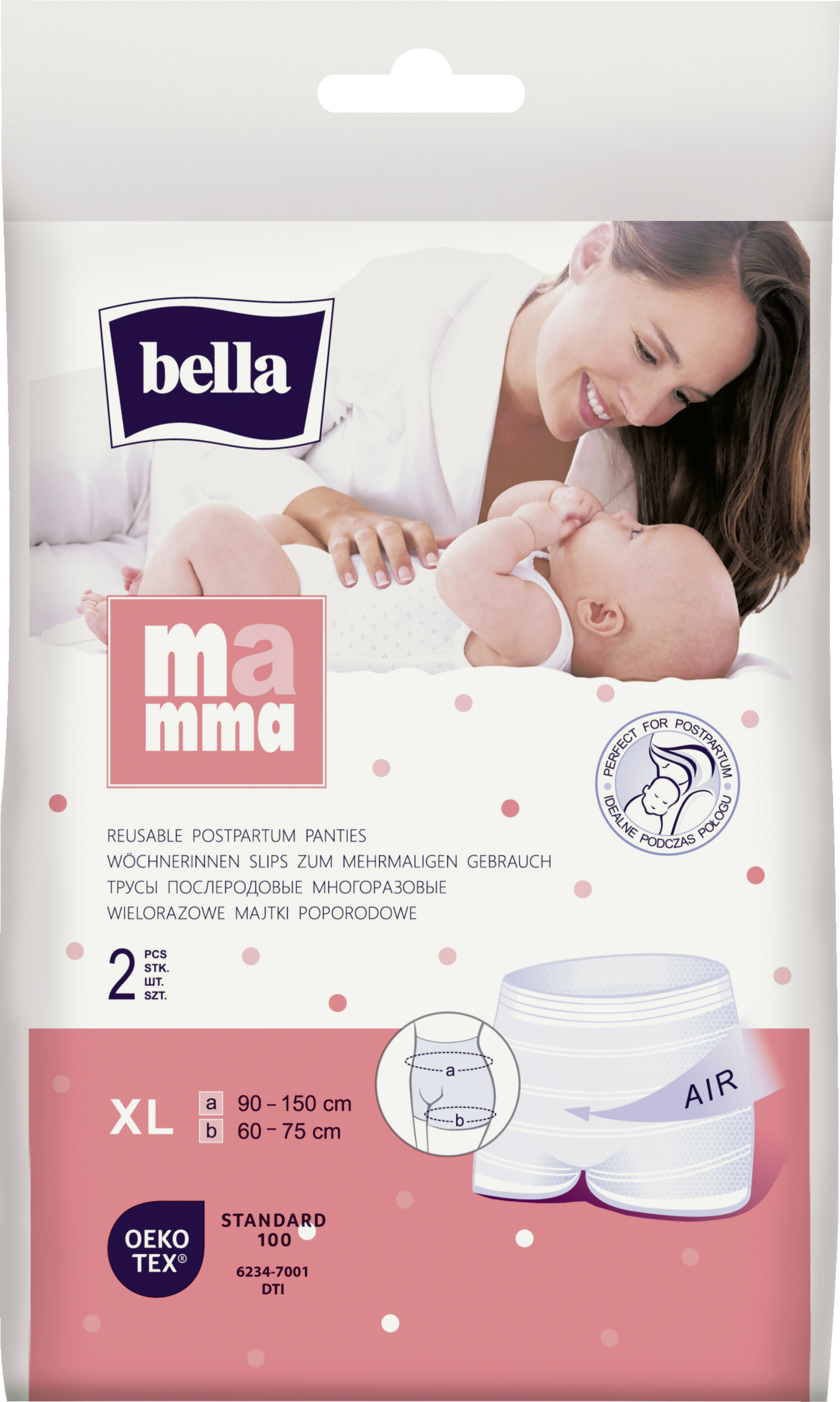 Bella Mamma Hospitalstrusser Slip XL