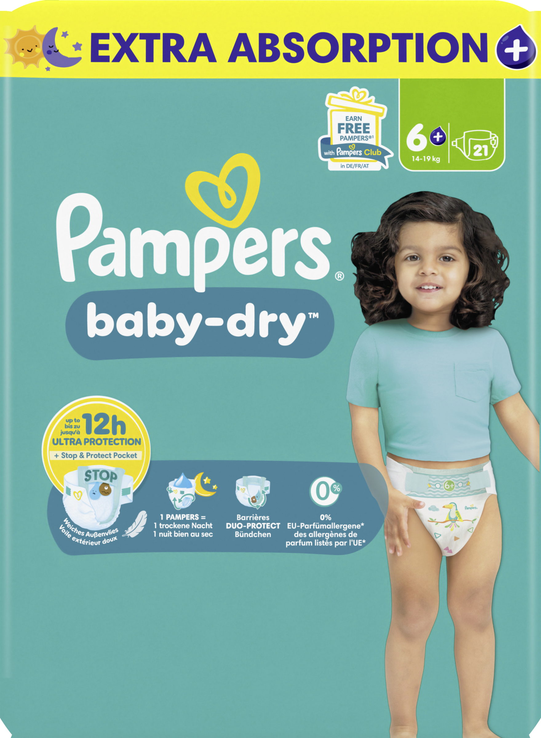 Pampers Baby Dry Extra Large Single Pack bleer str. 6, 14-19 kg