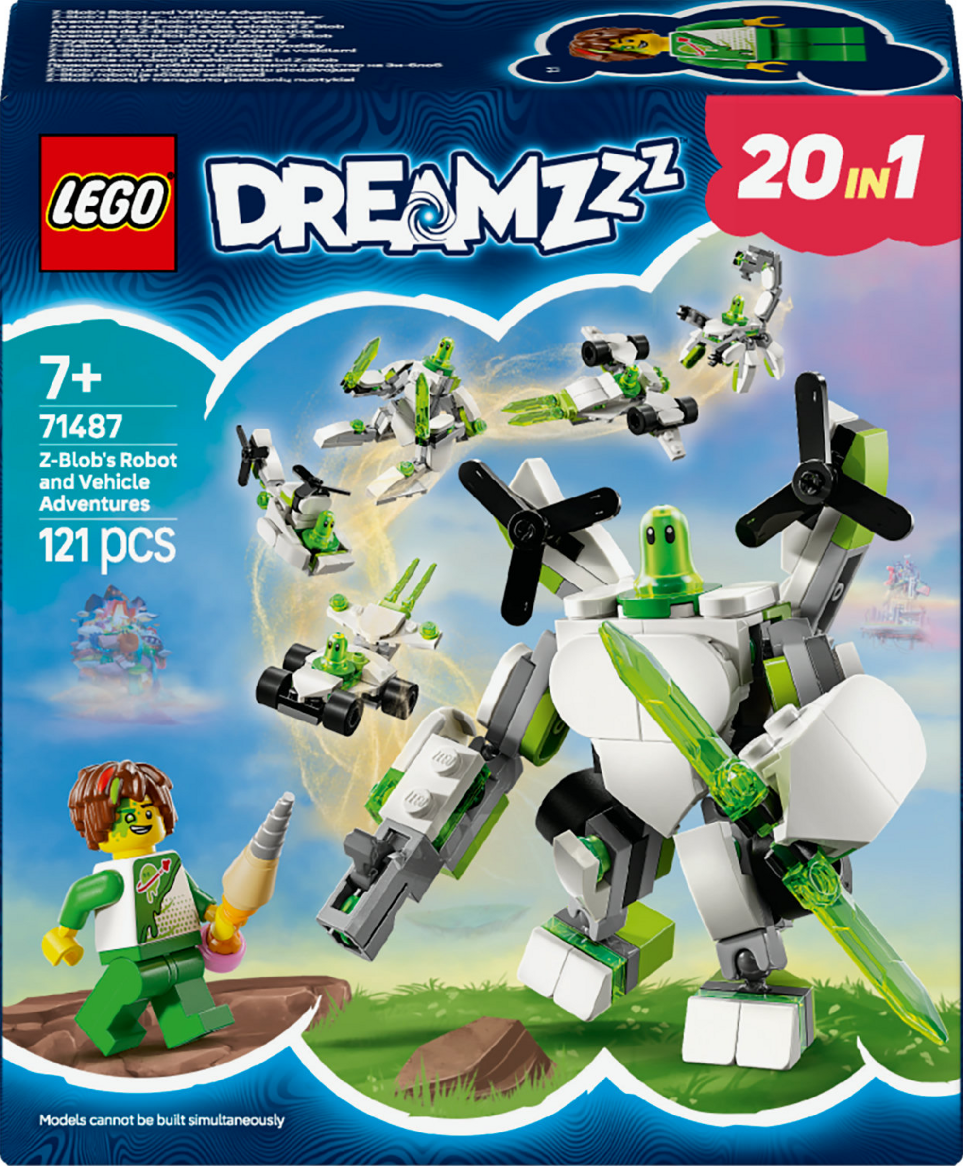 LEGO Dreamzzz 71487 Z-Blobs robot- og fartøjseventyr