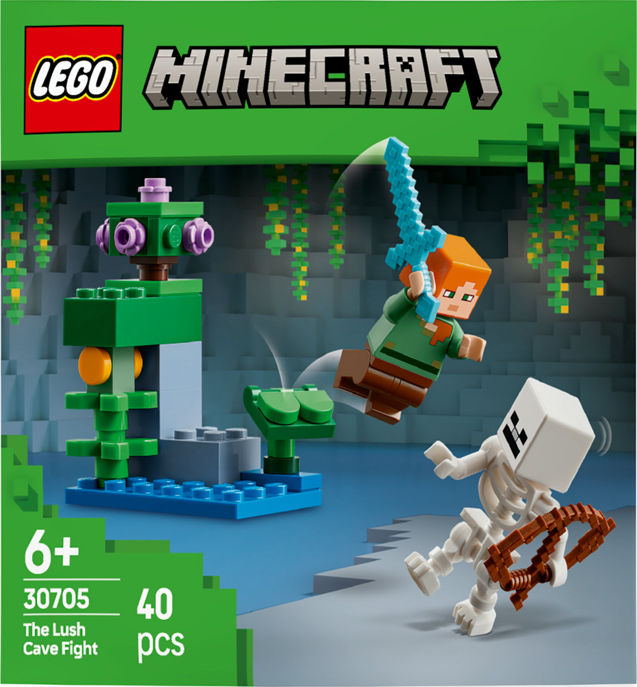 LEGO Minecraft 30705 Kampen i den frodige hule