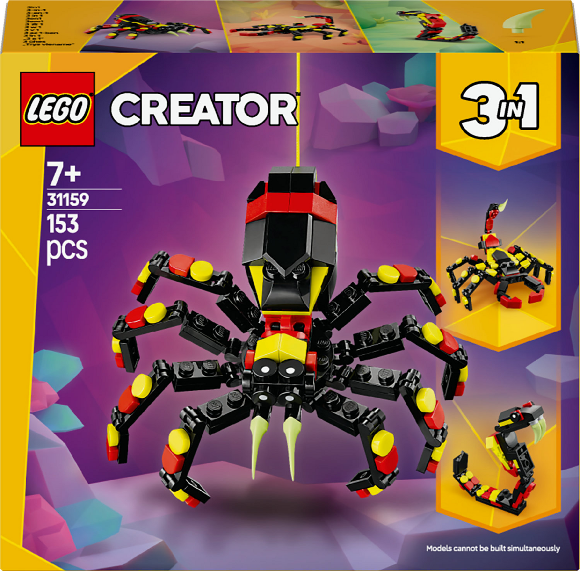 LEGO CREATOR 31159 Vilde dyr: Edderkop på spring