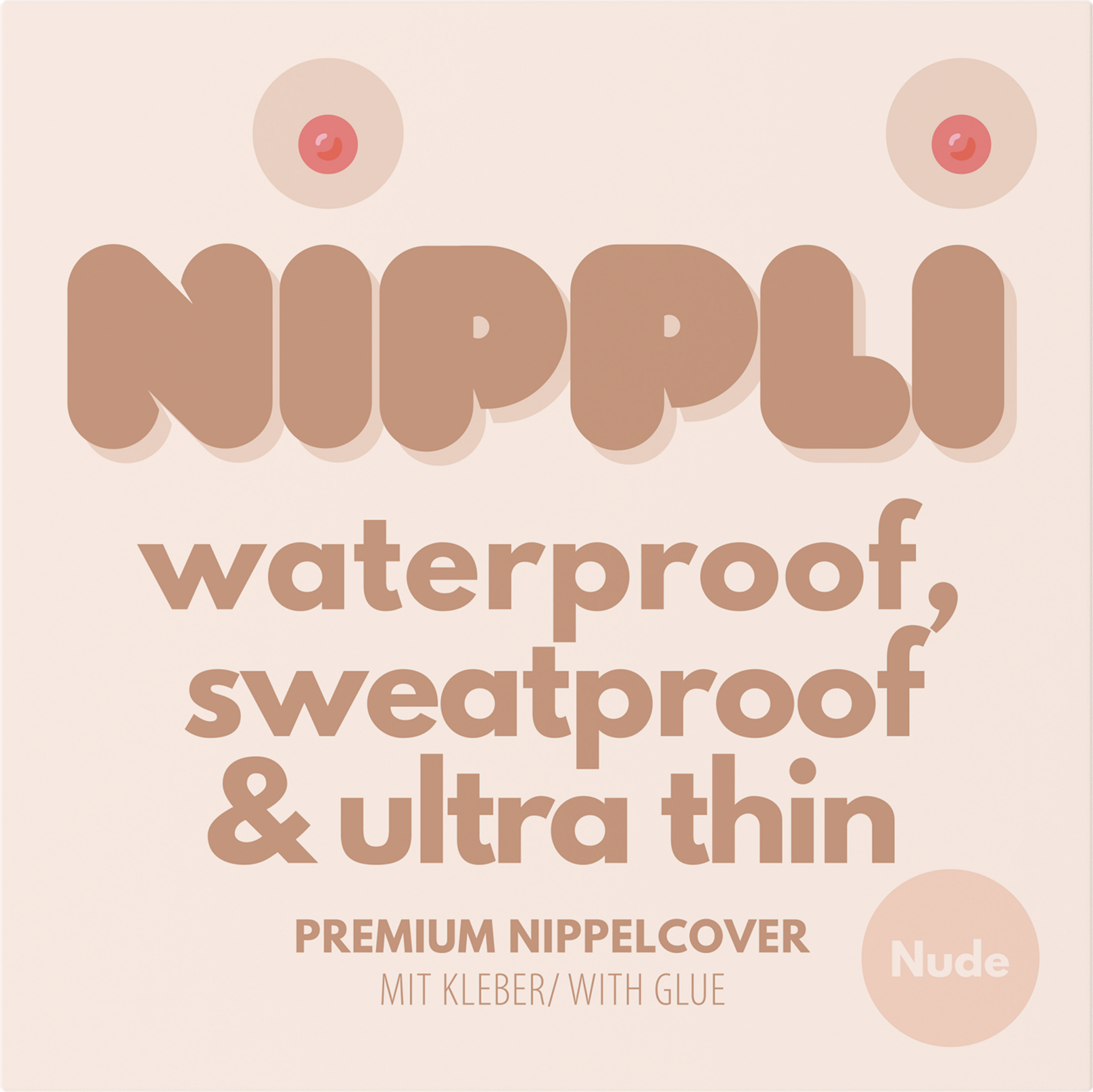 Nippli Nippelcover Nude med lim