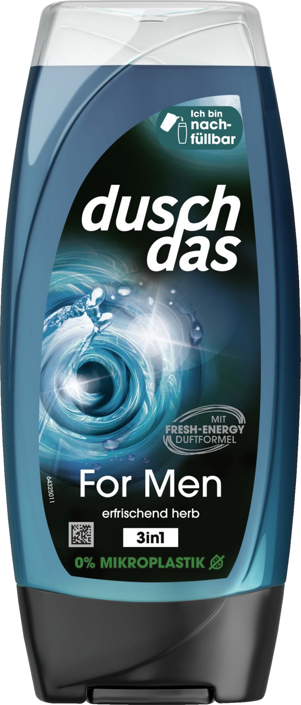 duschdas 3-i-1 bodyshampoo og shampoo For Men