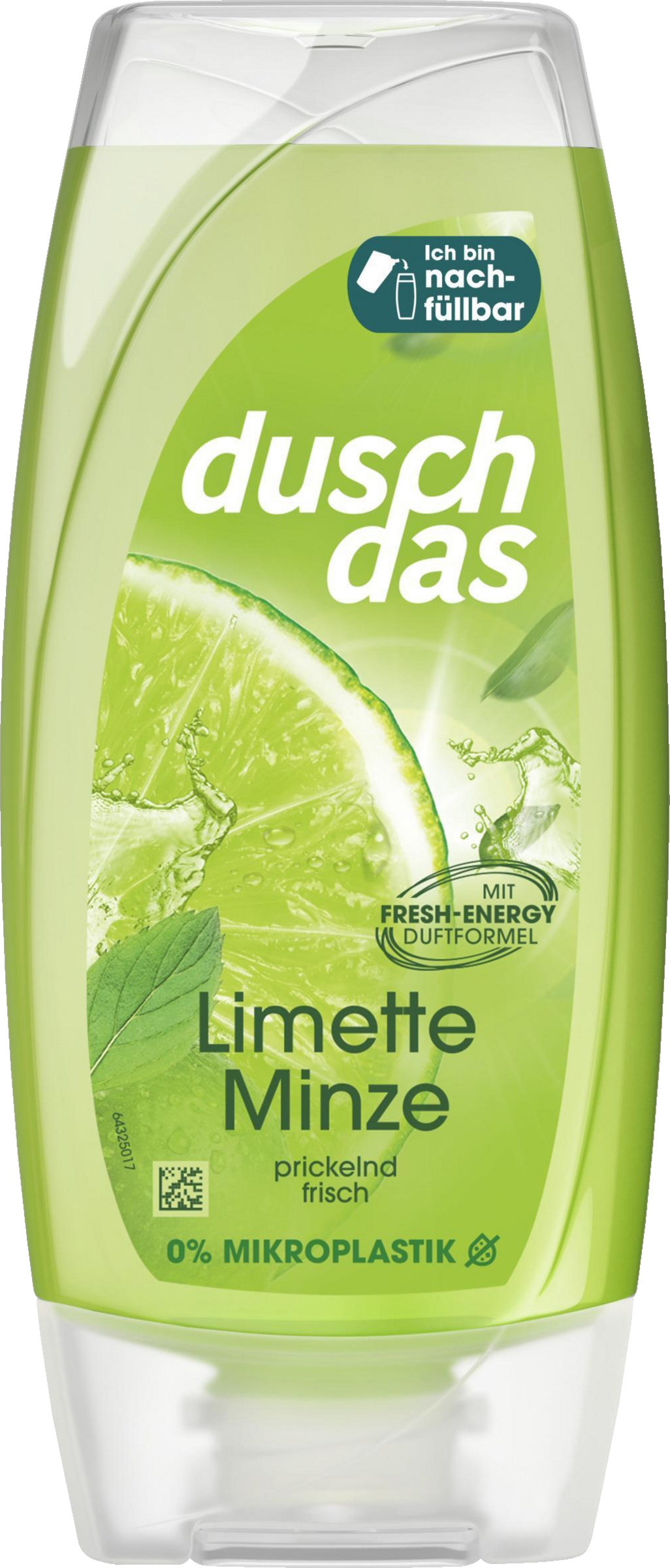 duschdas Bodyshampoo lime og mynte