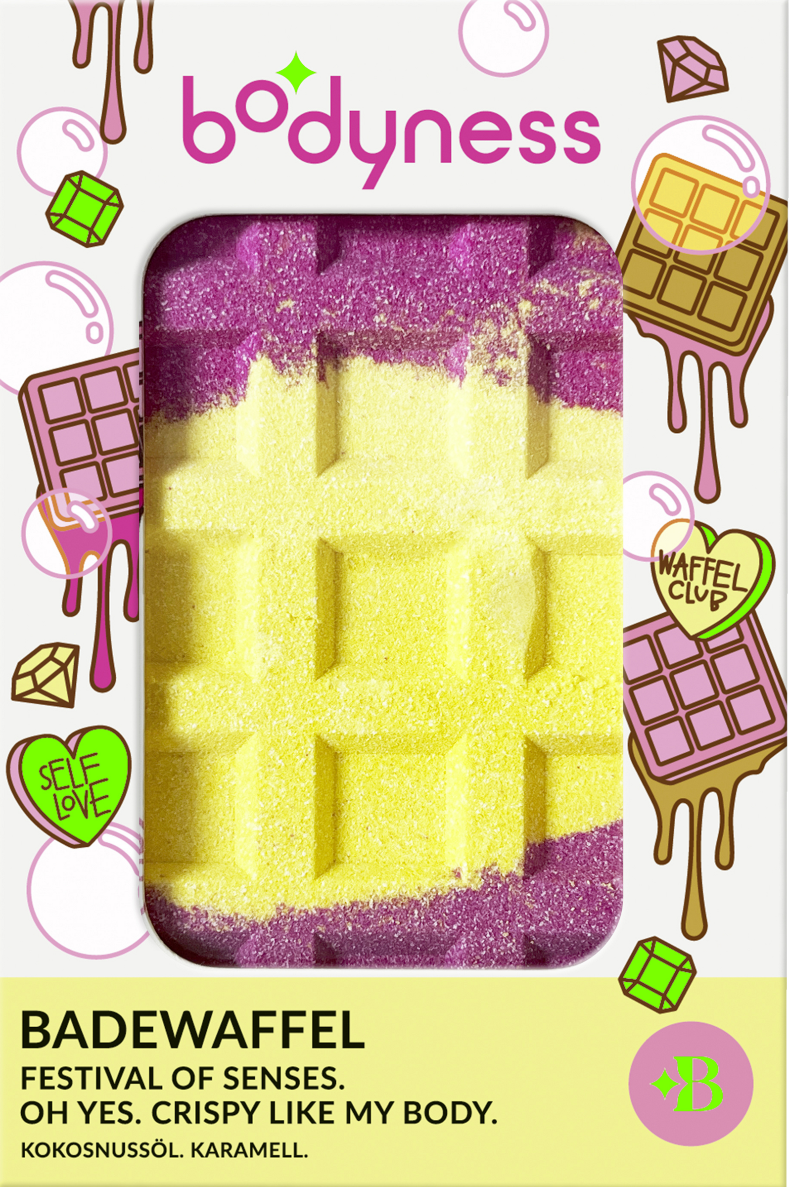 bodyness Festival of senses badevaffel