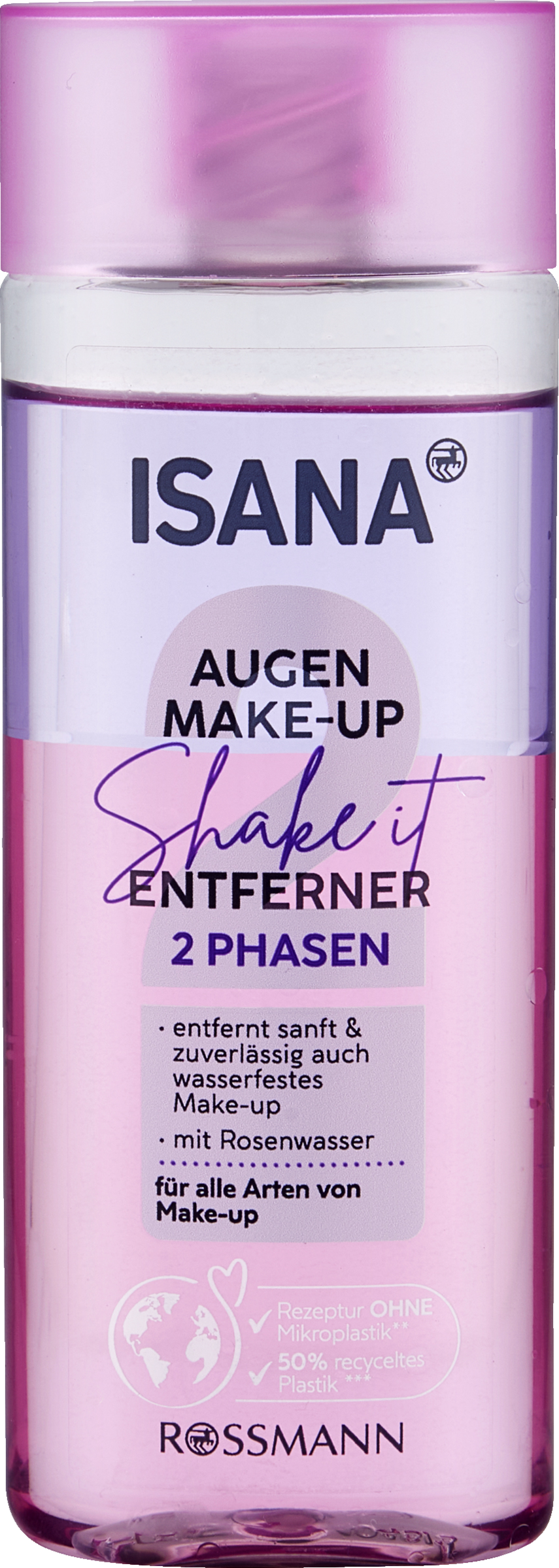 ISANA Shake it 2-faset øjenmakeupfjerner