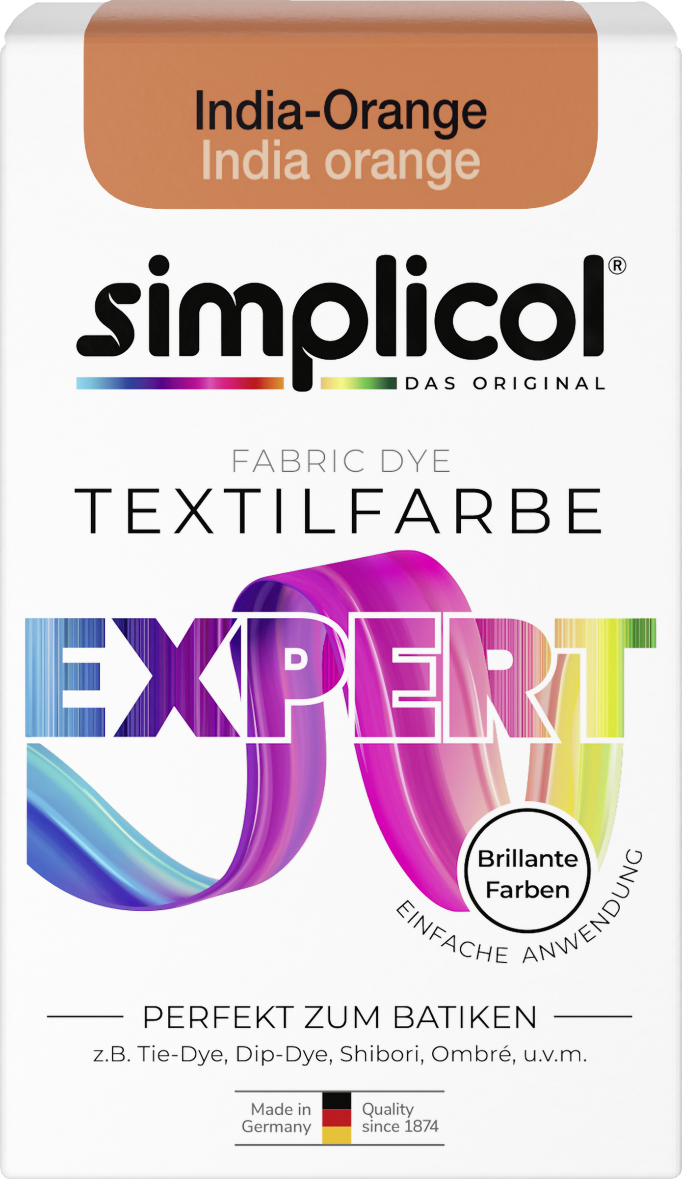 simplicol Tekstilfarve expert india-orange