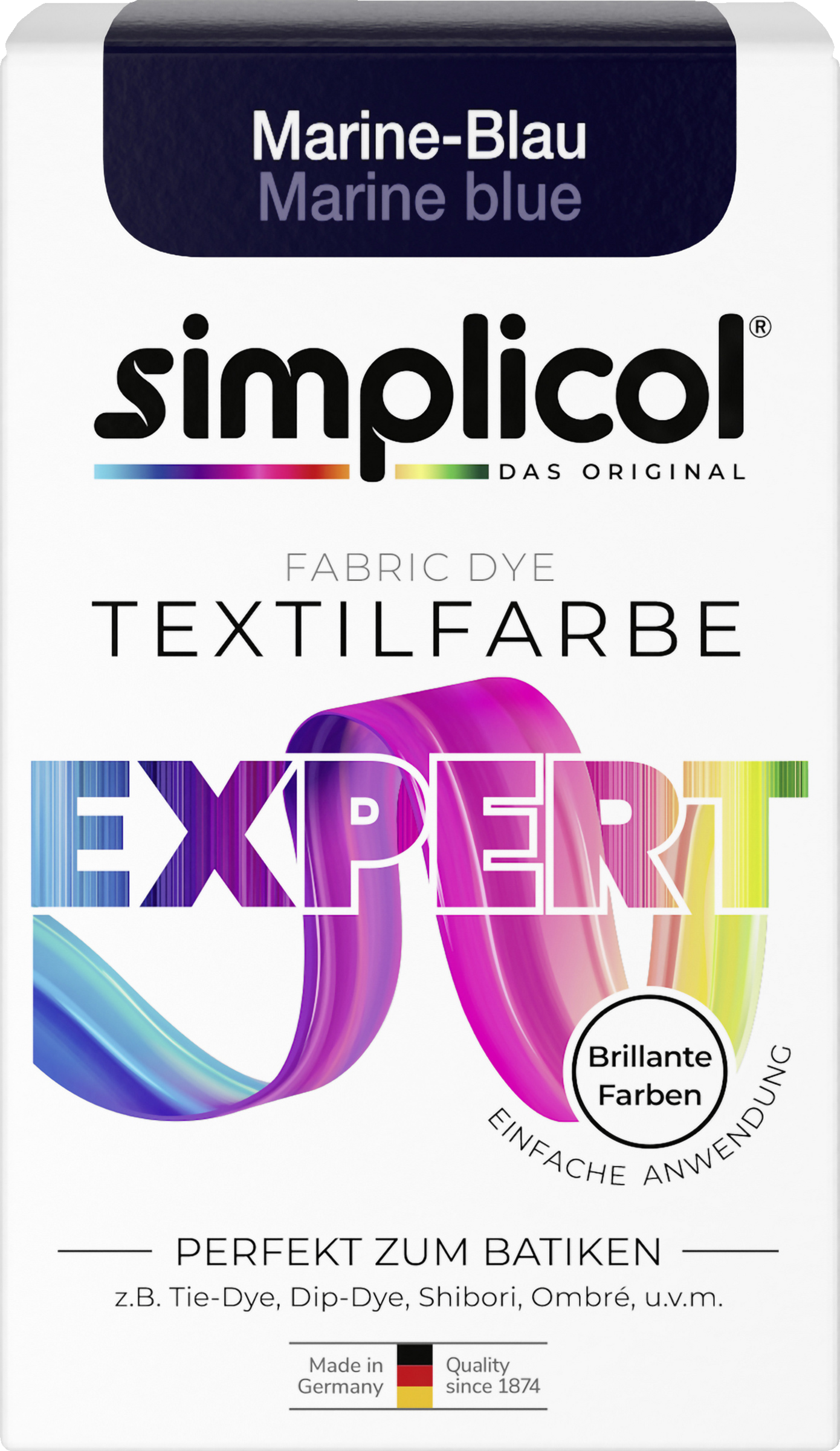 simplicol Tekstilfarve expert marineblå