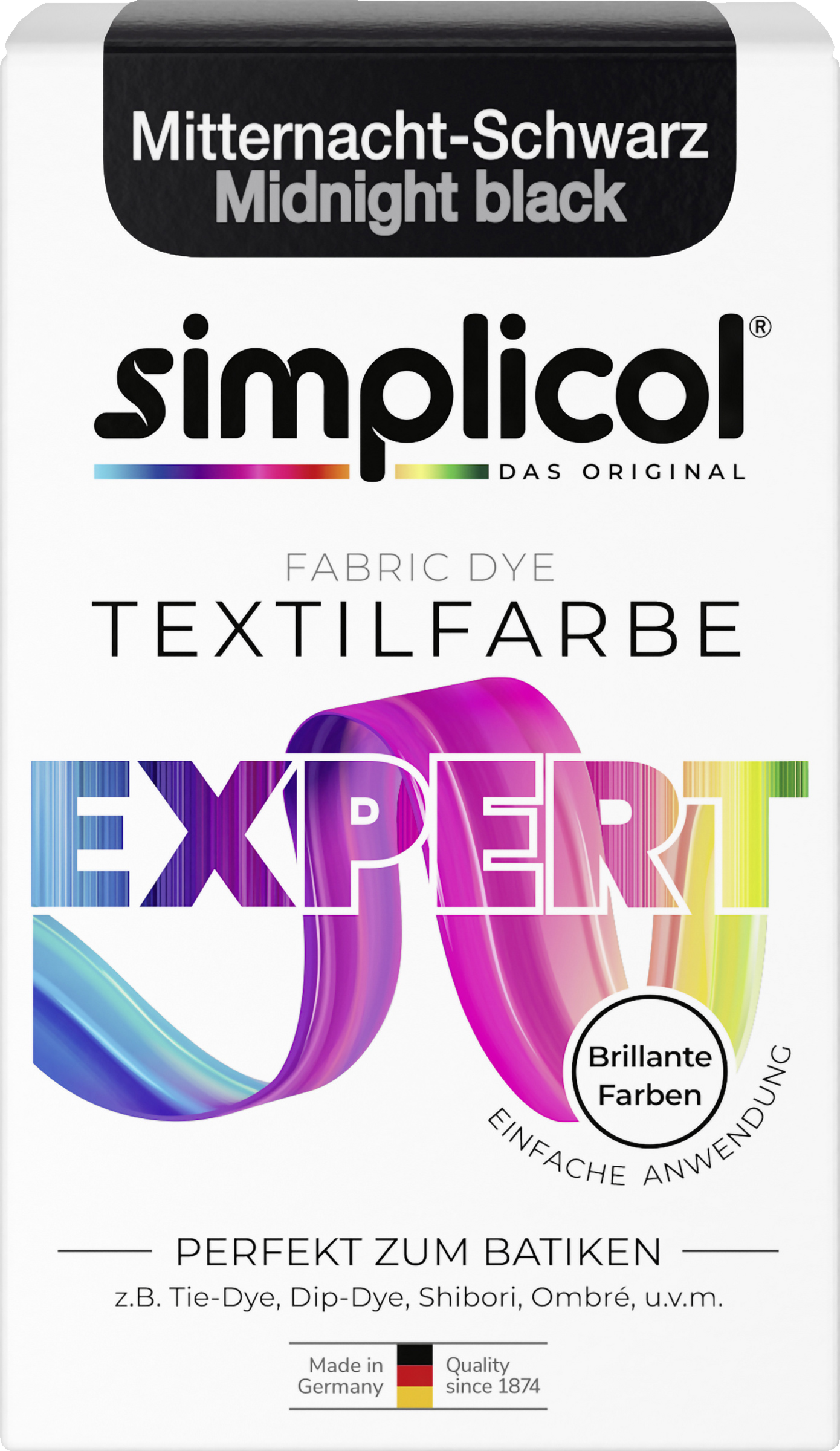simplicol Tekstilfarve expert midnatssort
