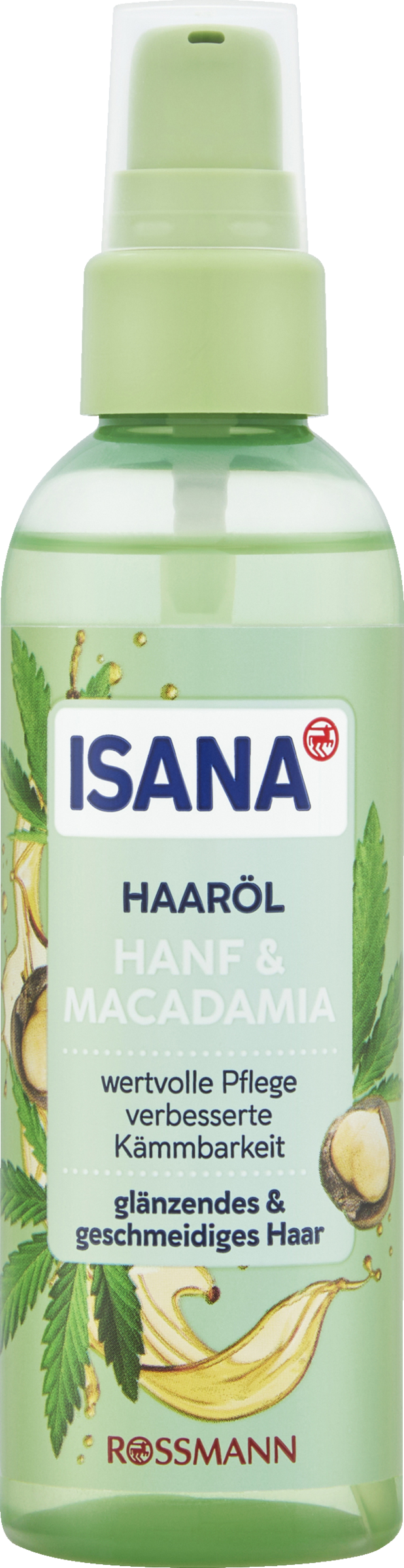 ISANA Hårolie hamp & macadamia
