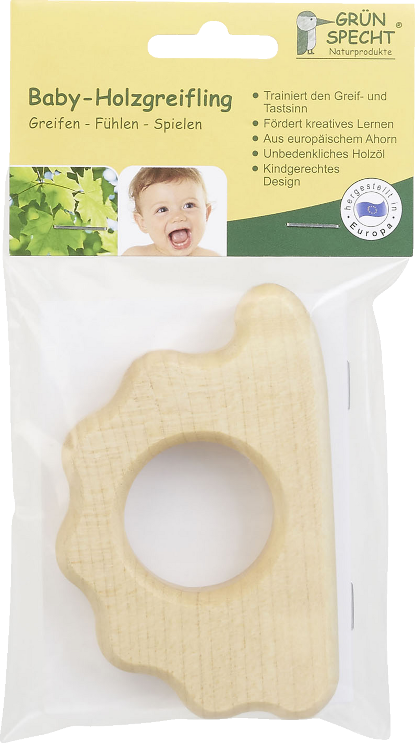 GRÜNSPECHT Gribelegetøj af træ, pindsvin