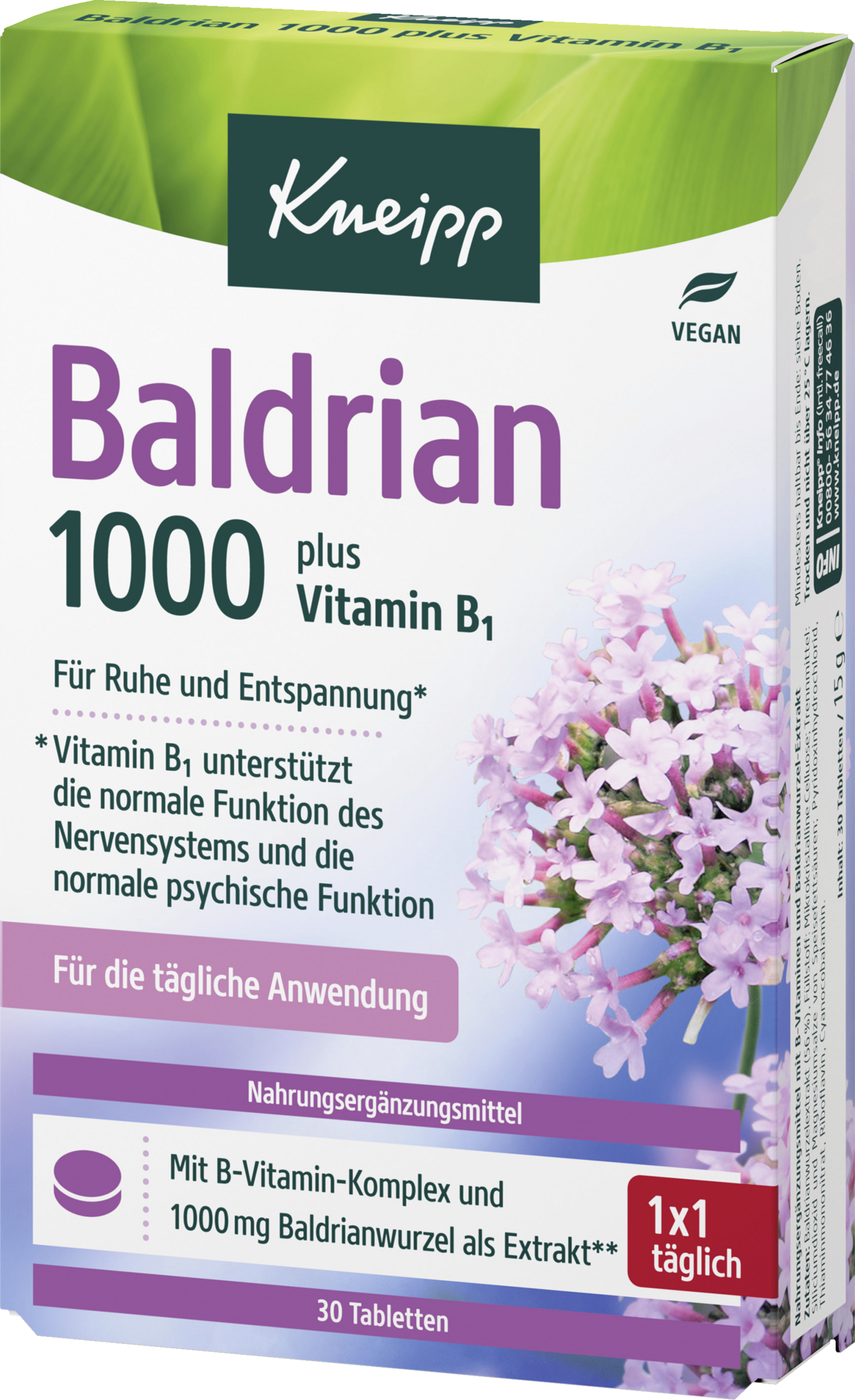 Kneipp Baldrian 1000 plus vitamin B1