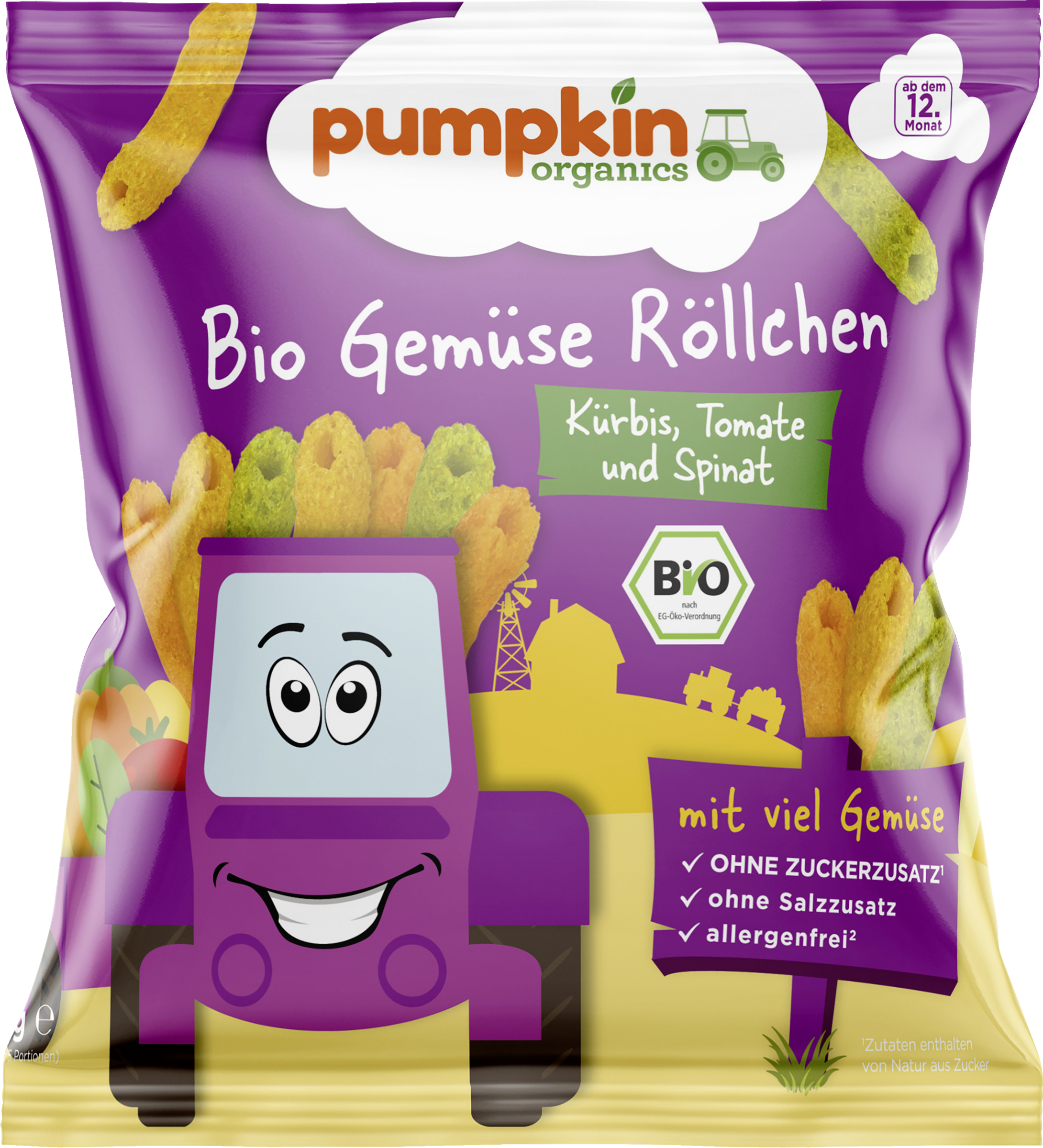 Pumpkin Organics Økologiske grøntsagsruller