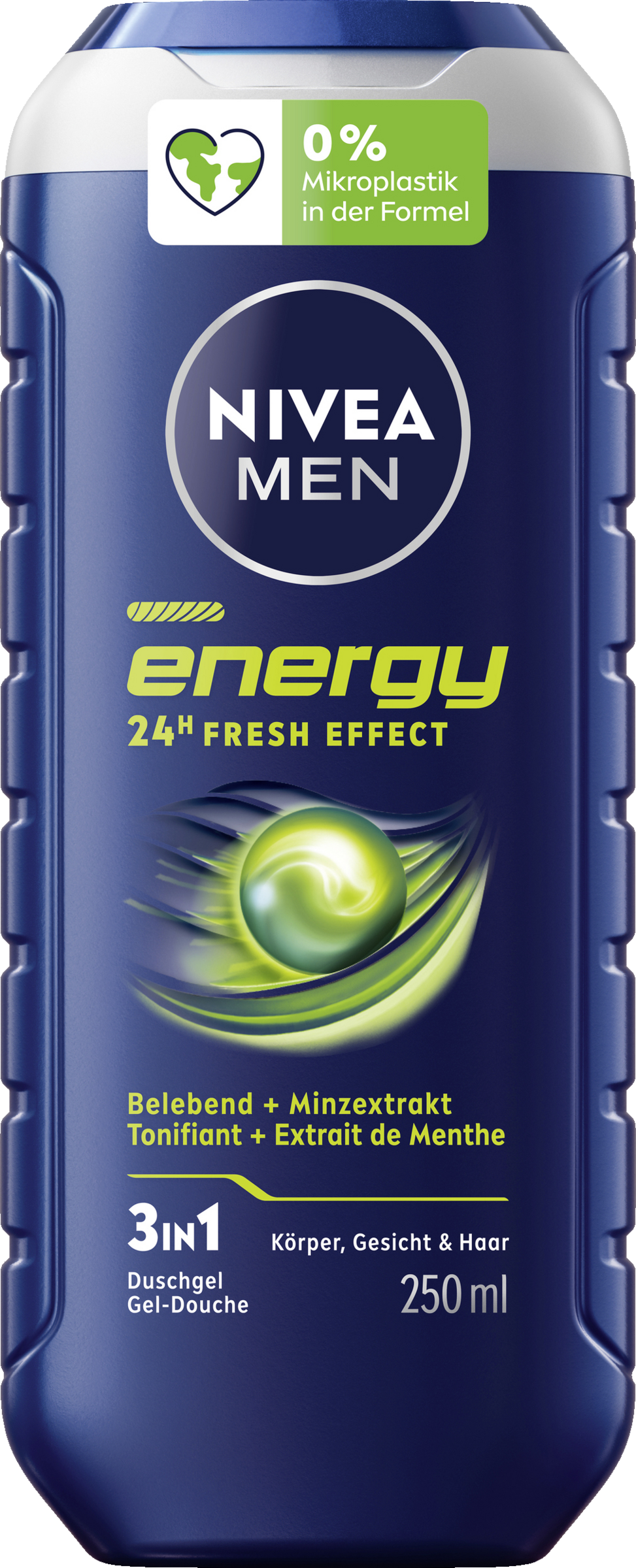 NIVEA MEN Energy 24H fresh effect 3in1 bodyshampoo