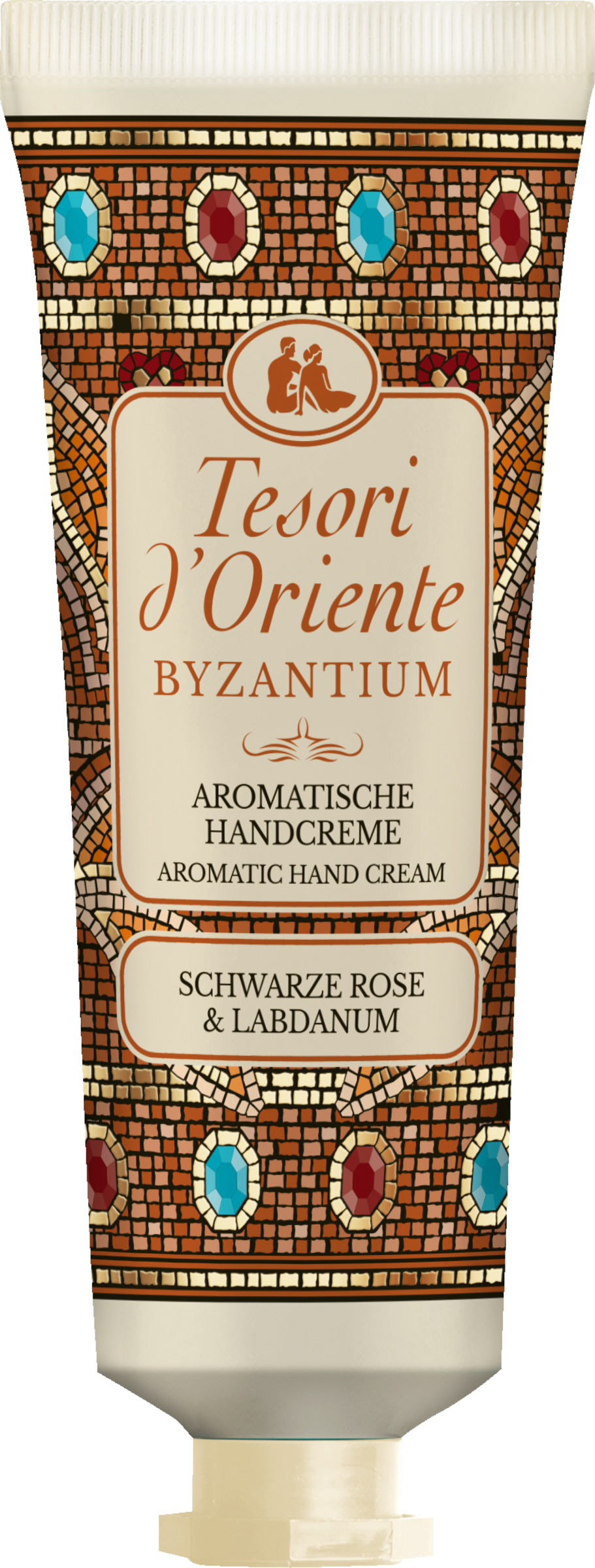 Tesori d'Oriente Byzantium aromatisk håndcreme sort rose og labdanum