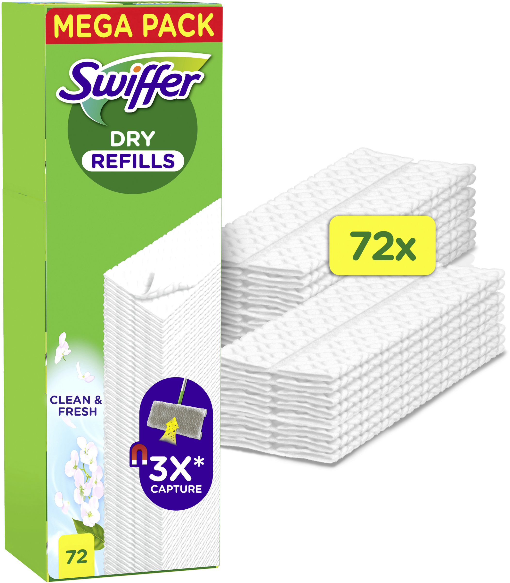 Swiffer Dry tørservietter refill med duft