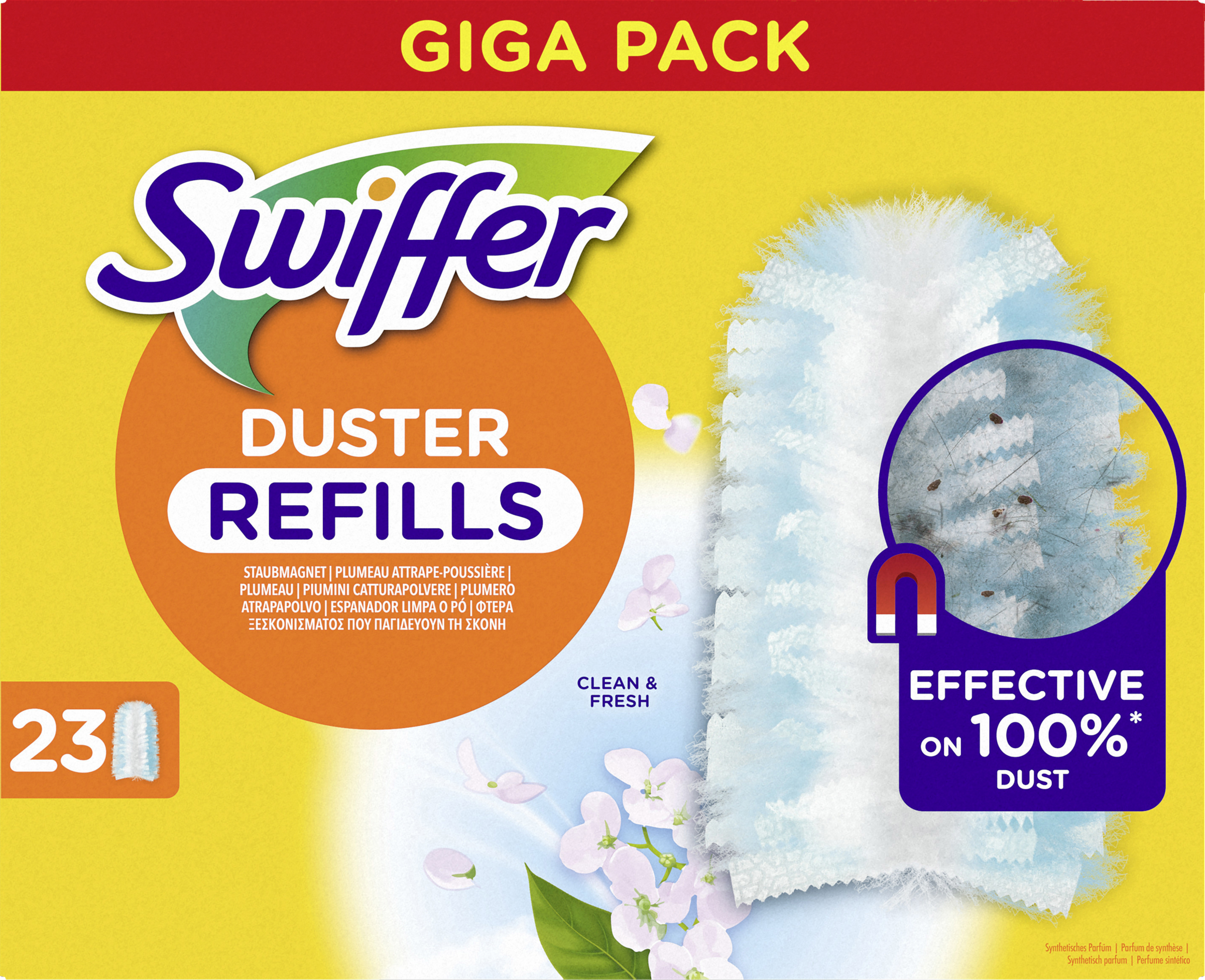 Swiffer Støvmagnet refill-pakke med duft