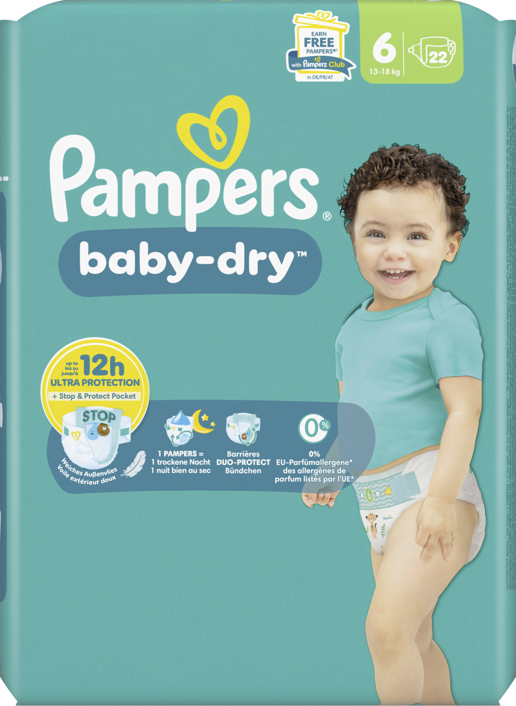 Pampers Baby Dry Extra Large Single Pack bleer str. 6, 13-18 kg