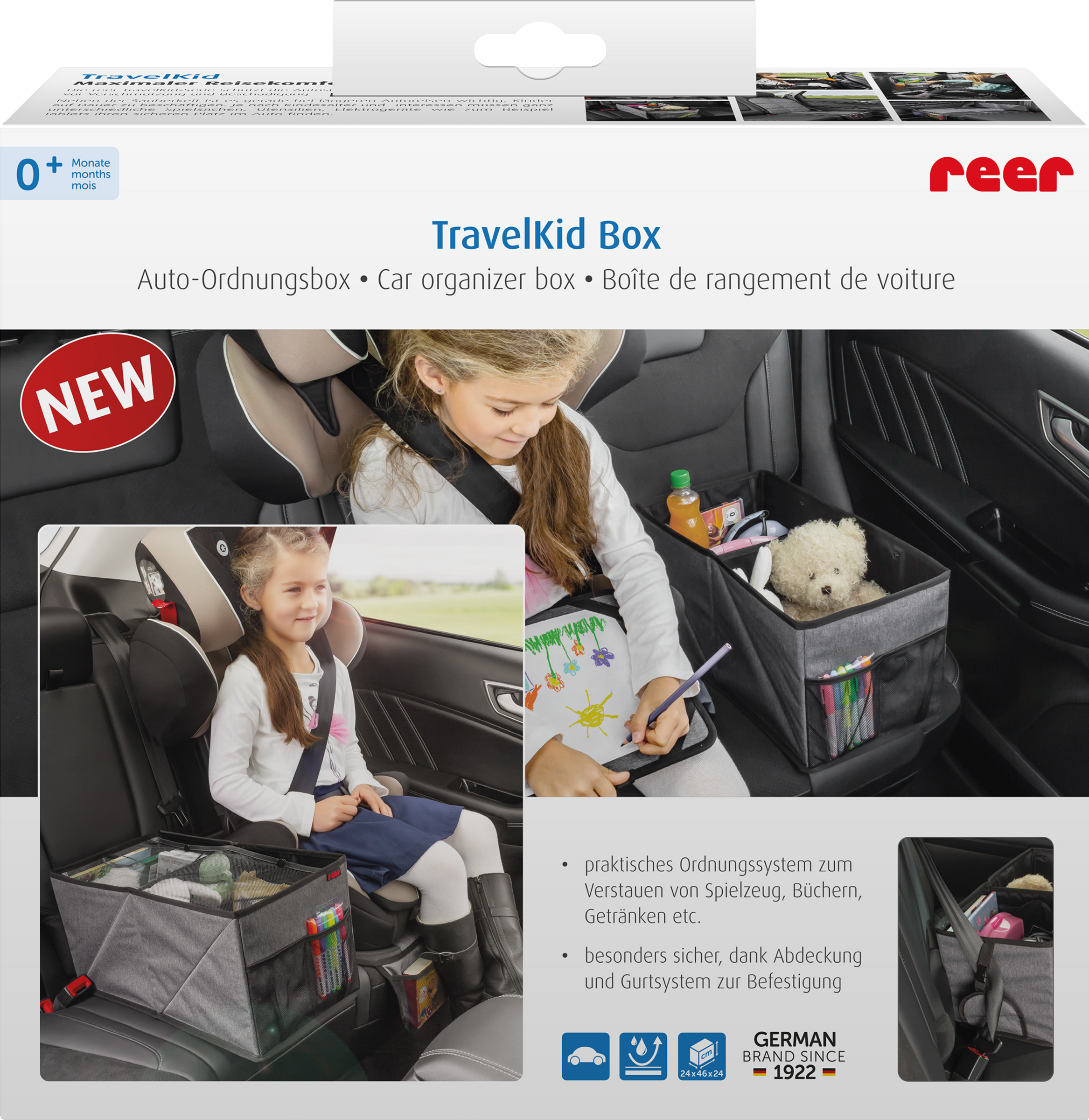 reer TravelKid Box, opbevaringsboks til bilen