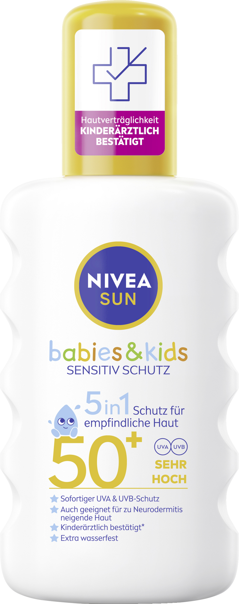 NIVEA SUN Babies & Kids sensitiv beskyttende solspray solfaktor 50+