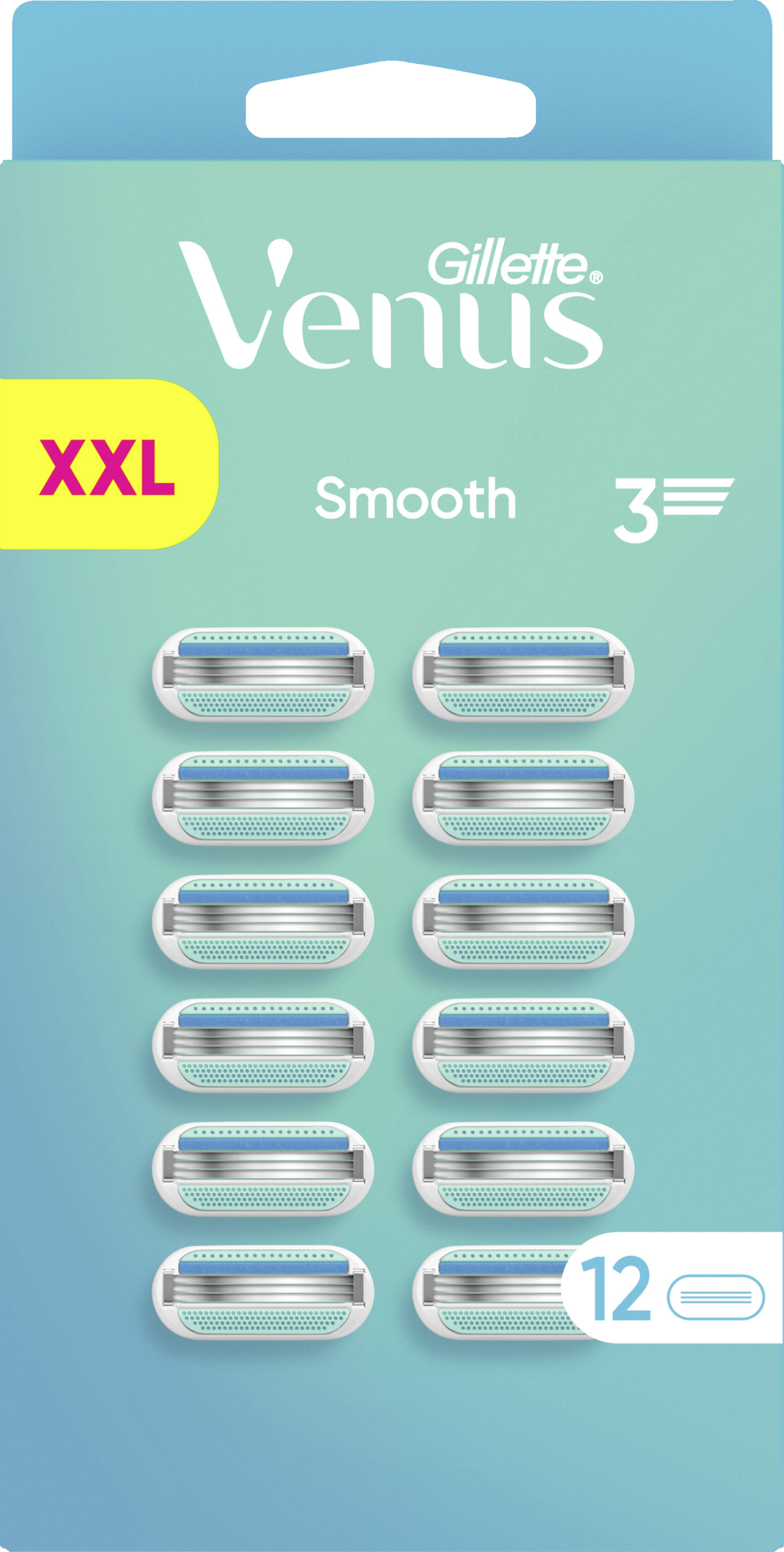 Gillette Venus Smooth System Big Pack barberblade