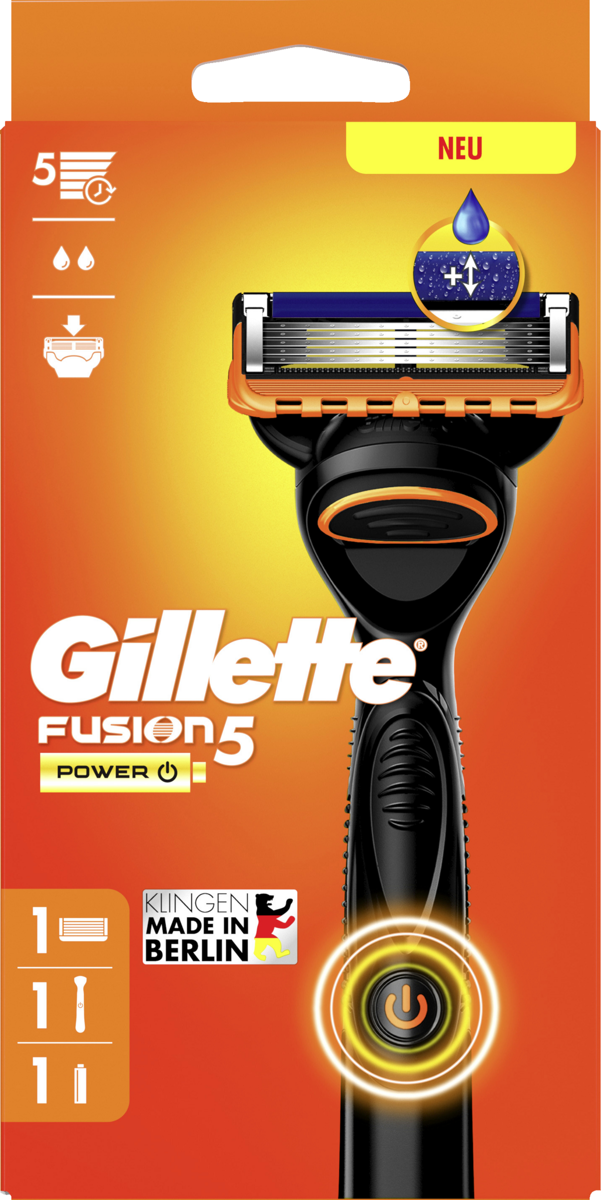 Gillette Fusion5 Power shaver med 1 blad