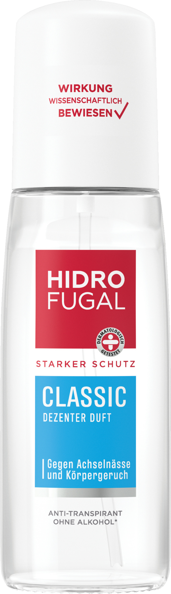 Hidrofugal Klassisk Anti-Transpirant forstøver i rejsestørrelse