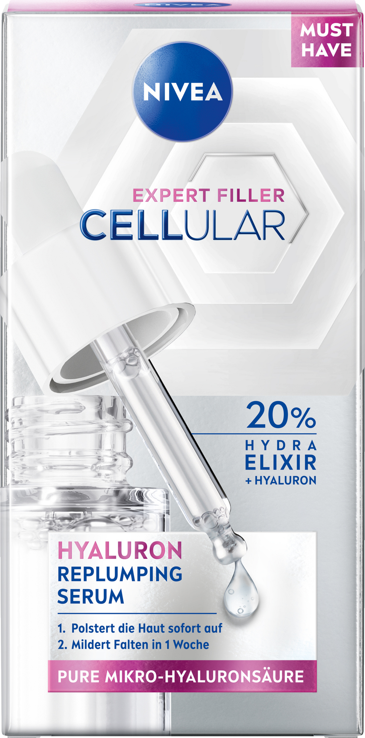 NIVEA Cellular Expert Filler Hyaluron Replumping Serum