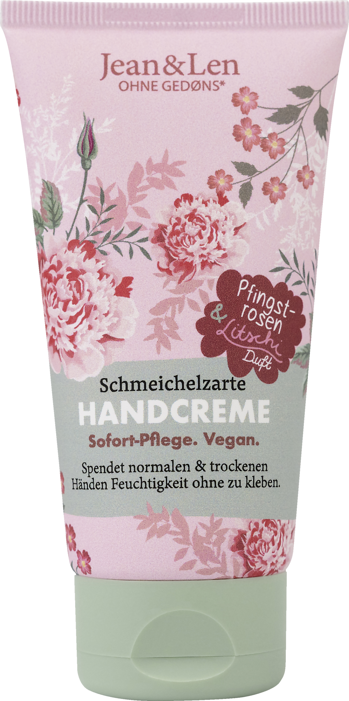 Jean&Len Håndcreme med pæoner og litschi